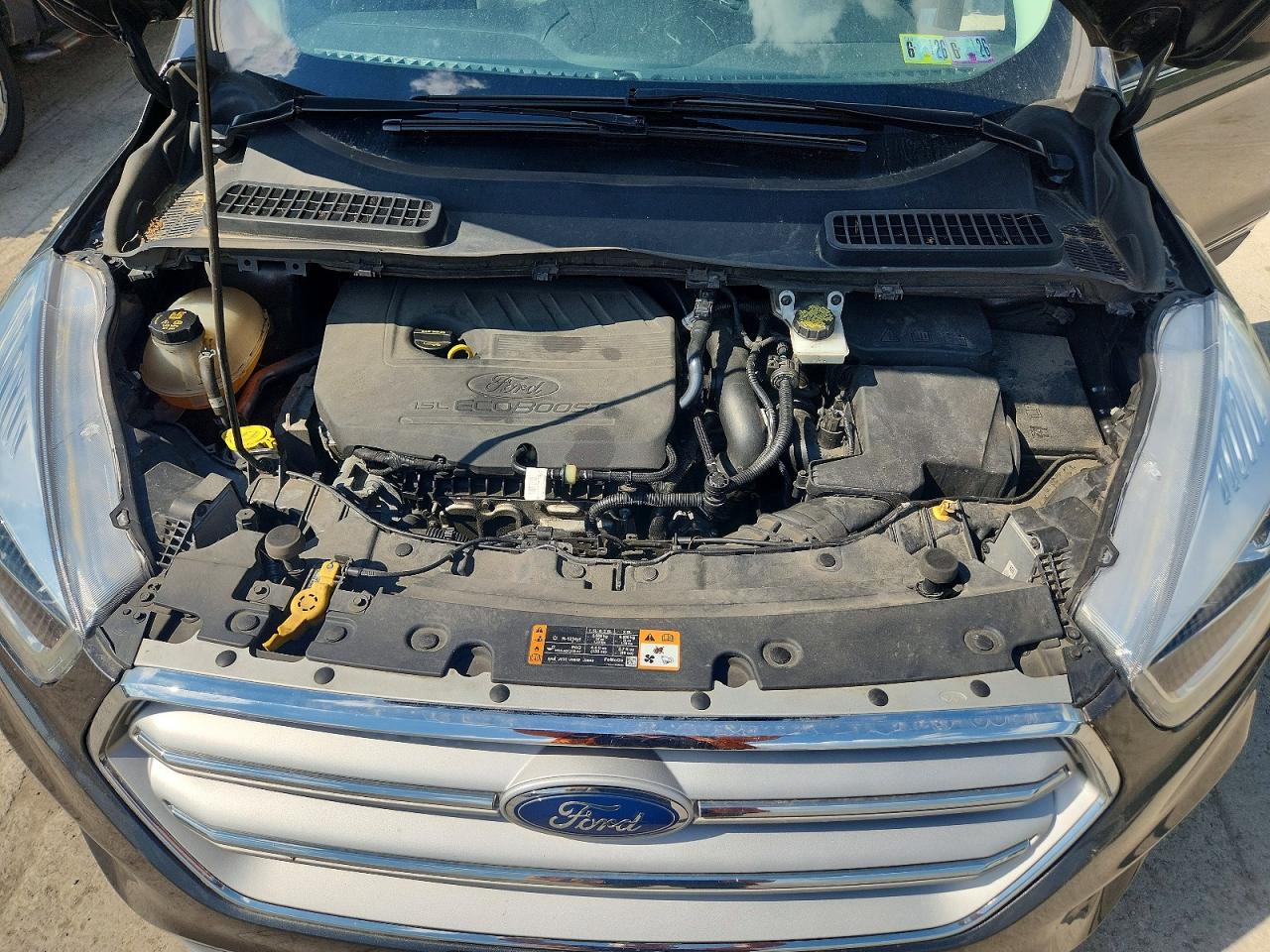 2018 Ford Escape Sel Gray vin: 1FMCU9HD4JUB59364