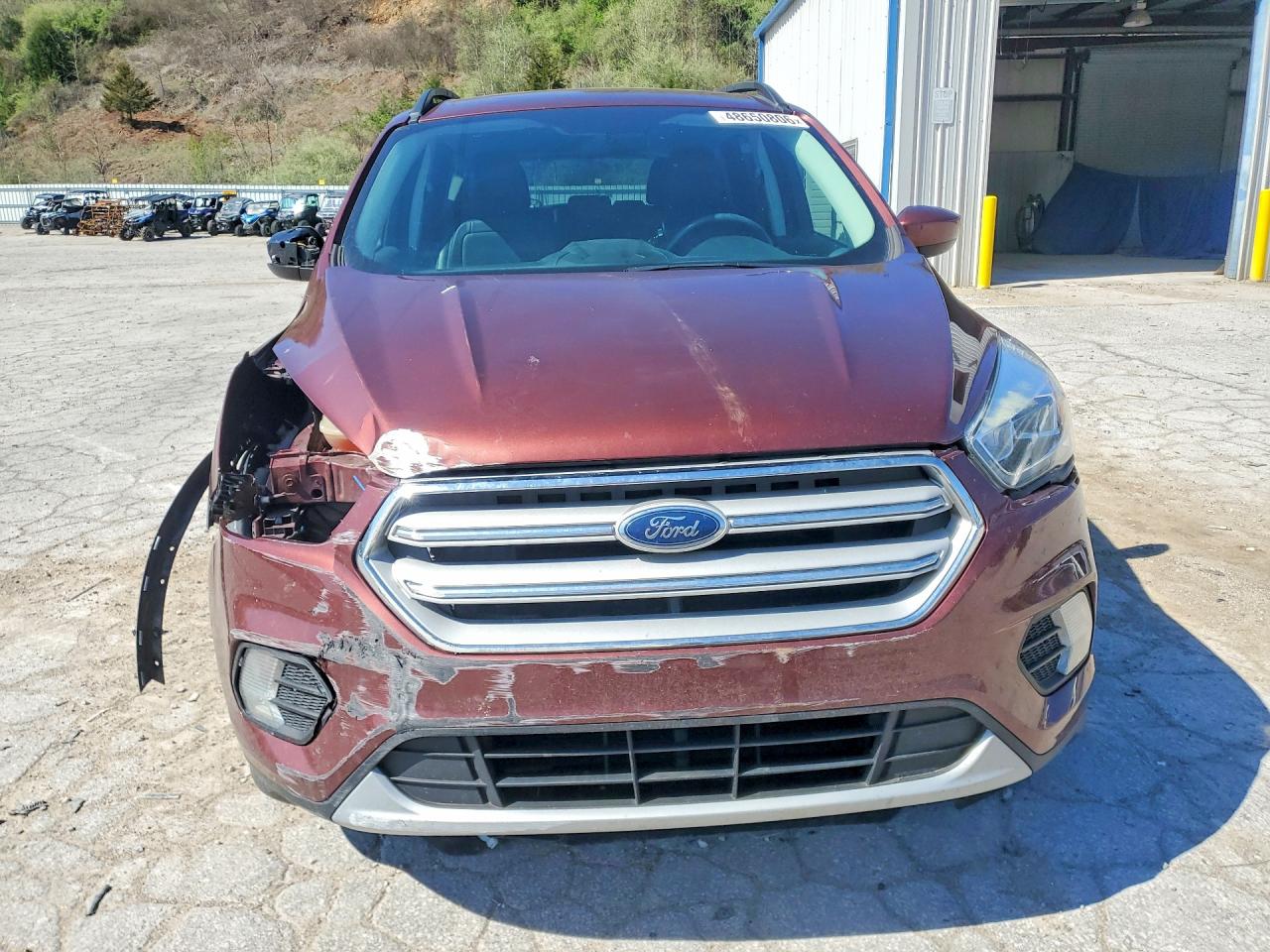 2018 Ford Escape Sel Brown vin: 1FMCU9HD5JUB07631