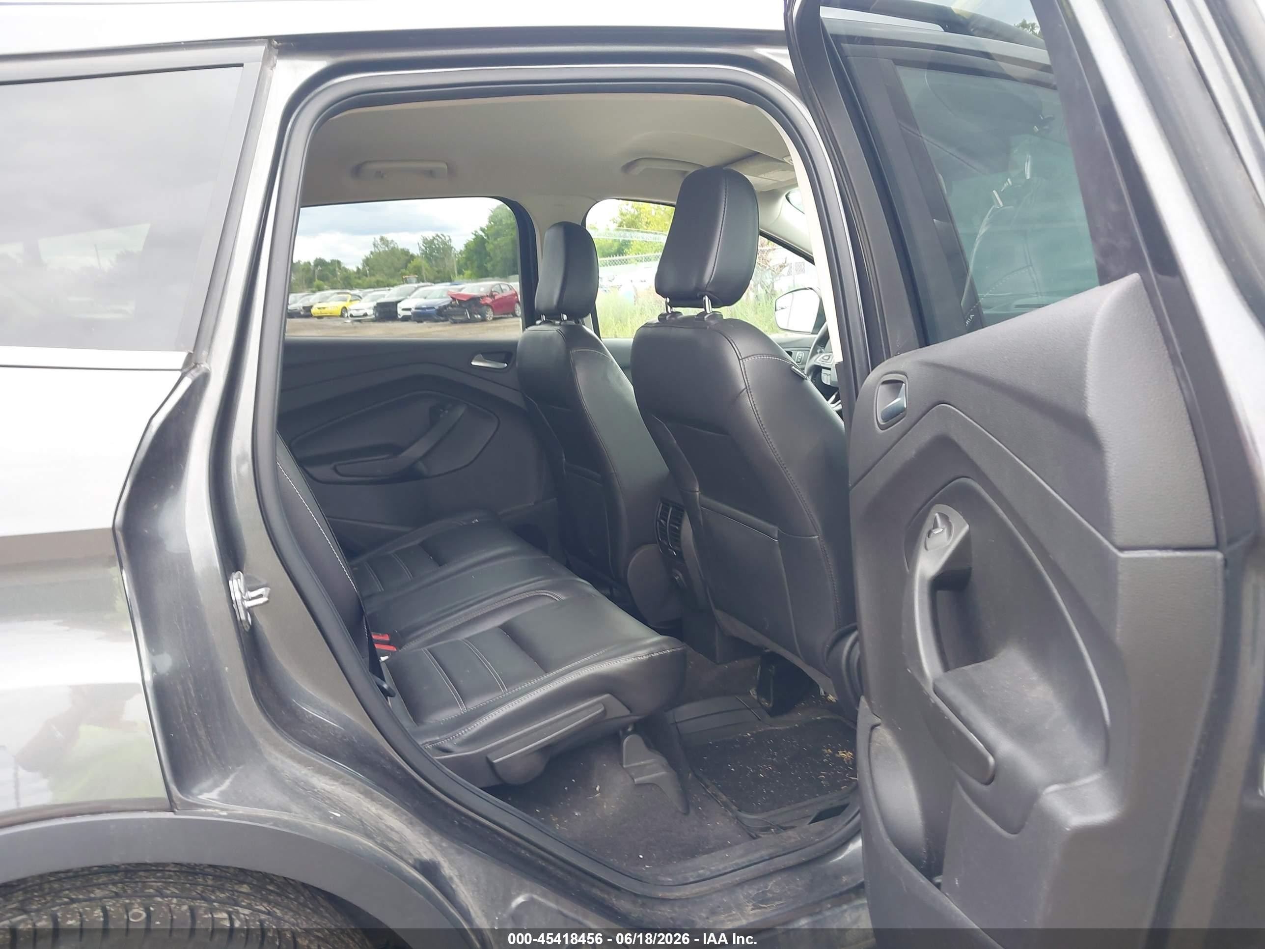 2018 Ford Escape Sel Gray vin: 1FMCU9HD5JUB30861