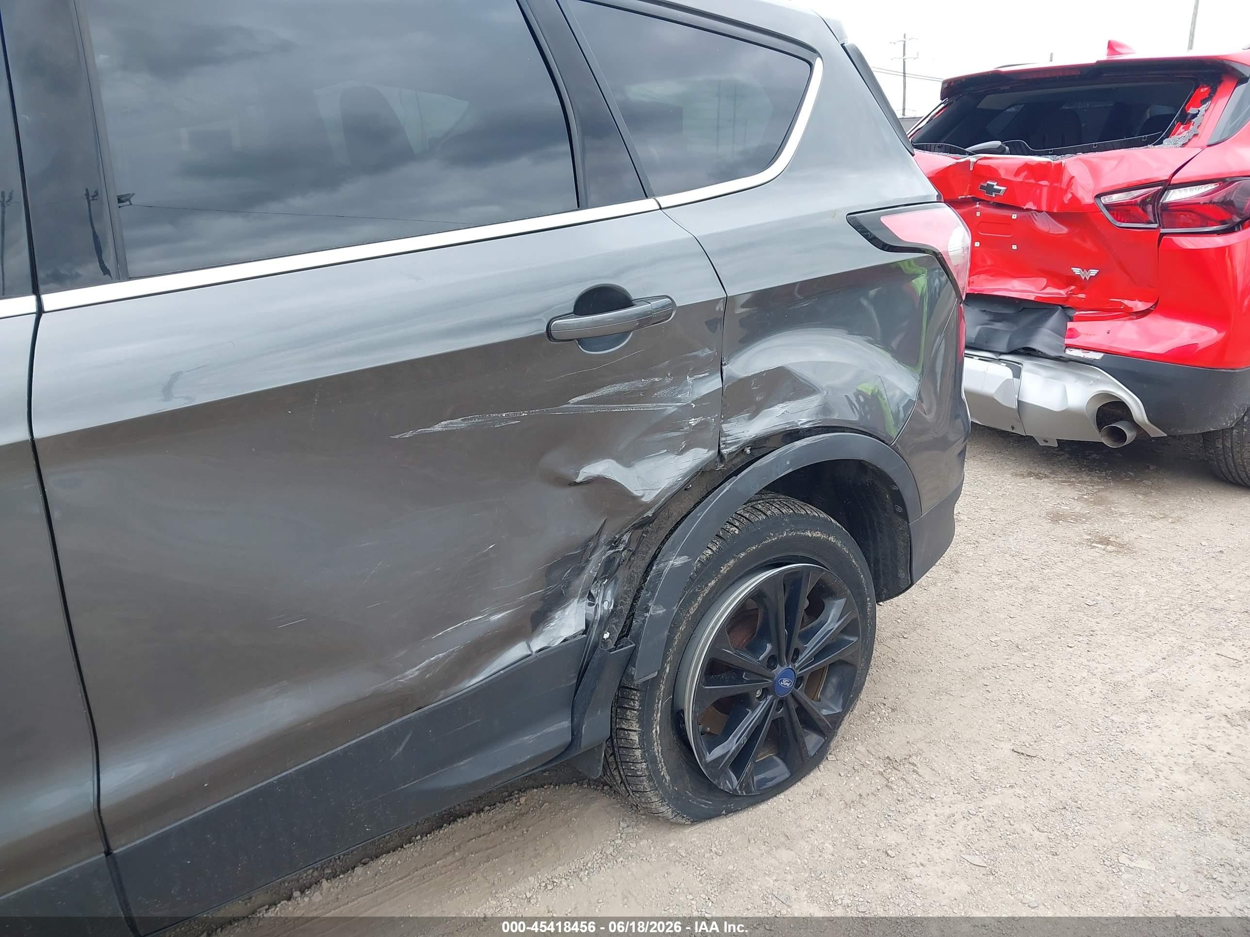 2018 Ford Escape Sel Gray vin: 1FMCU9HD5JUB30861