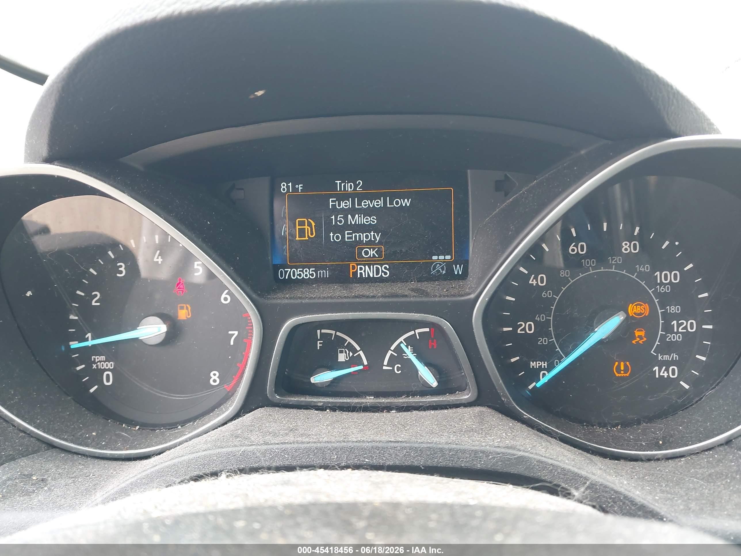 2018 Ford Escape Sel Gray vin: 1FMCU9HD5JUB30861