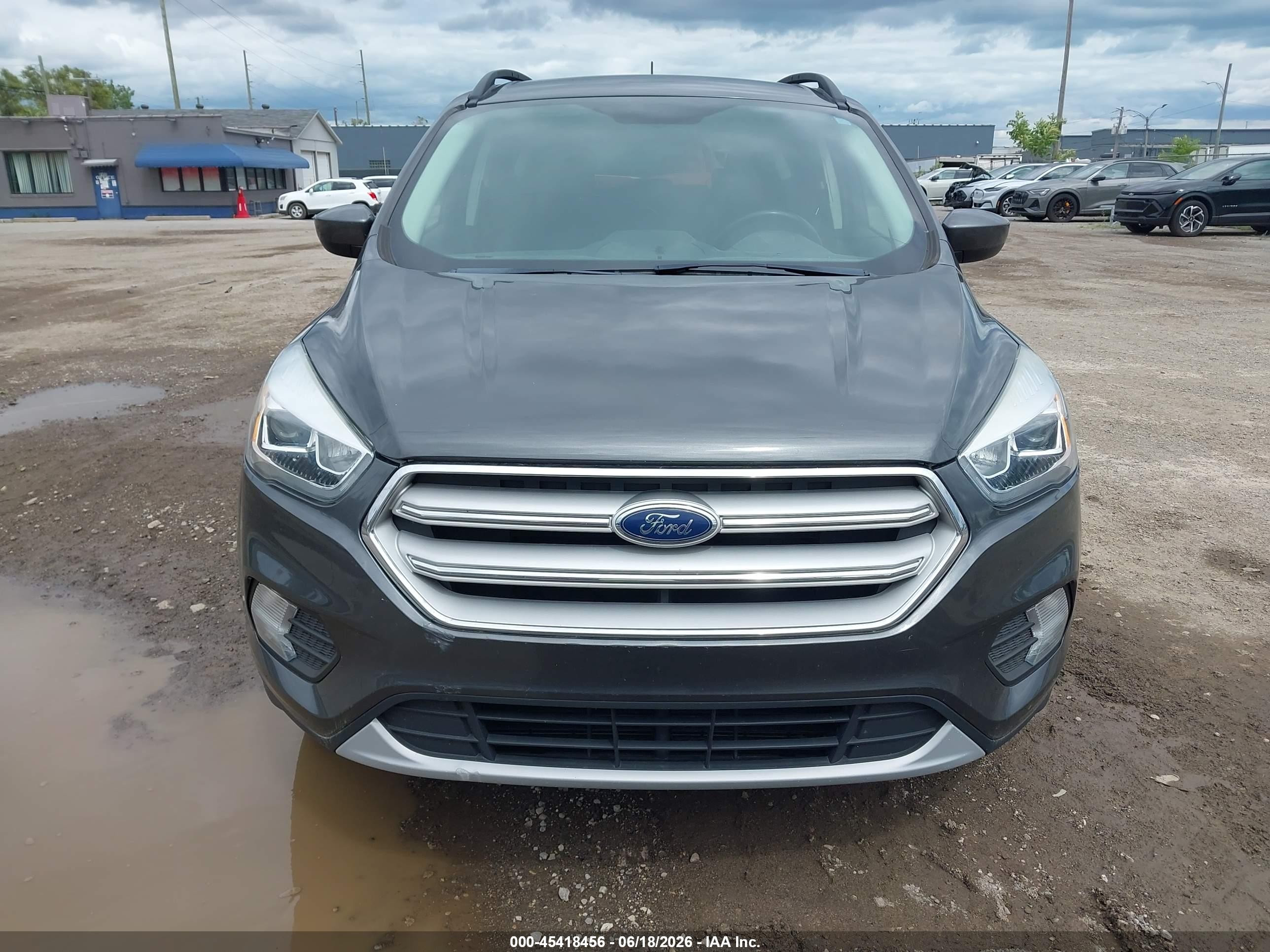 2018 Ford Escape Sel Gray vin: 1FMCU9HD5JUB30861