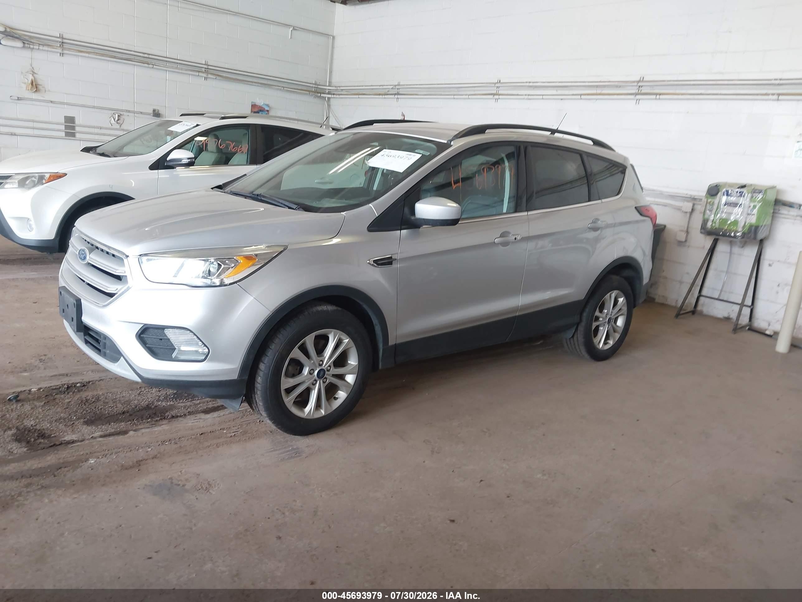 2019 Ford Escape Sel Белый vin: 1FMCU9HD5KUB61030