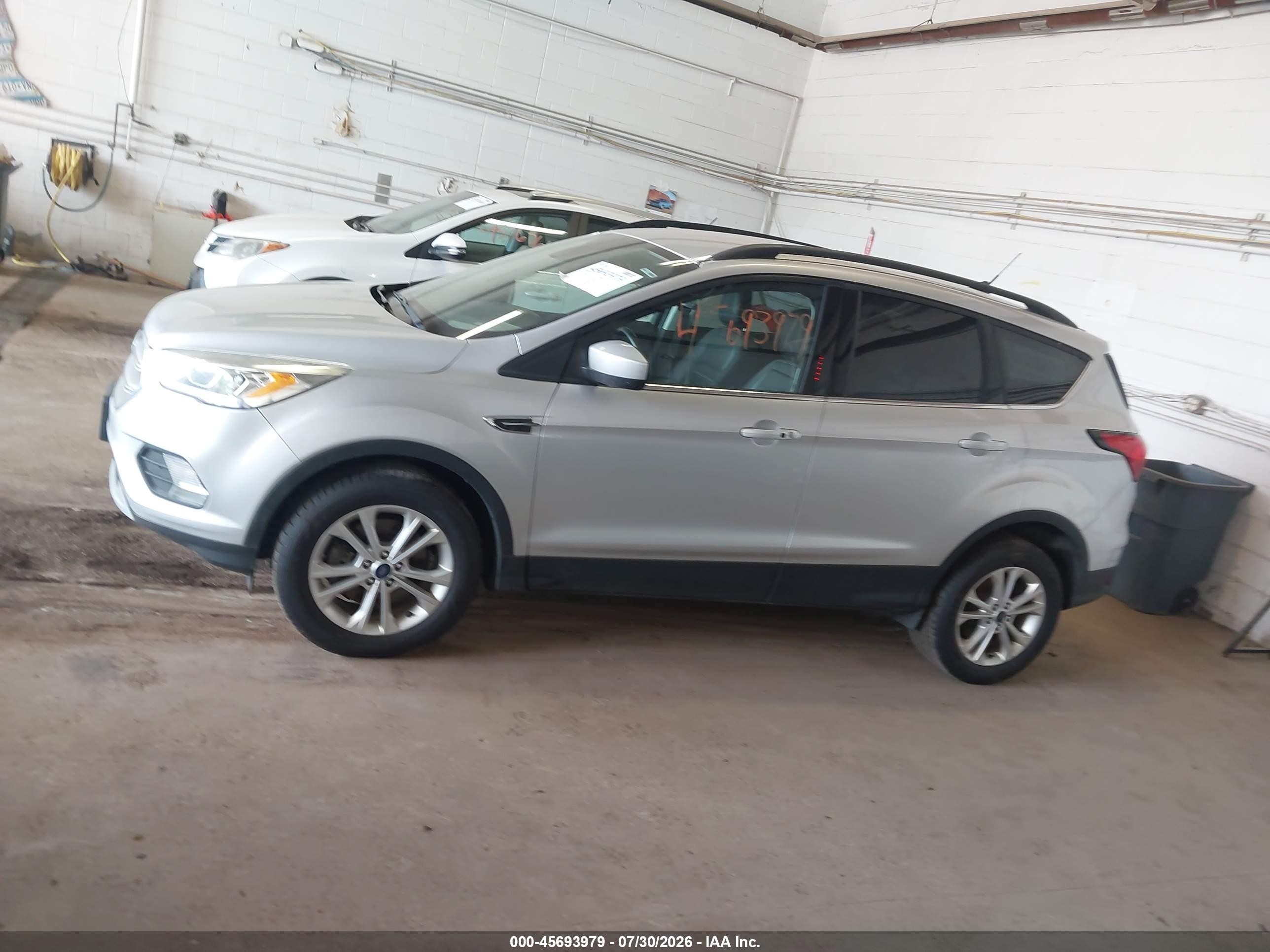 2019 Ford Escape Sel Белый vin: 1FMCU9HD5KUB61030