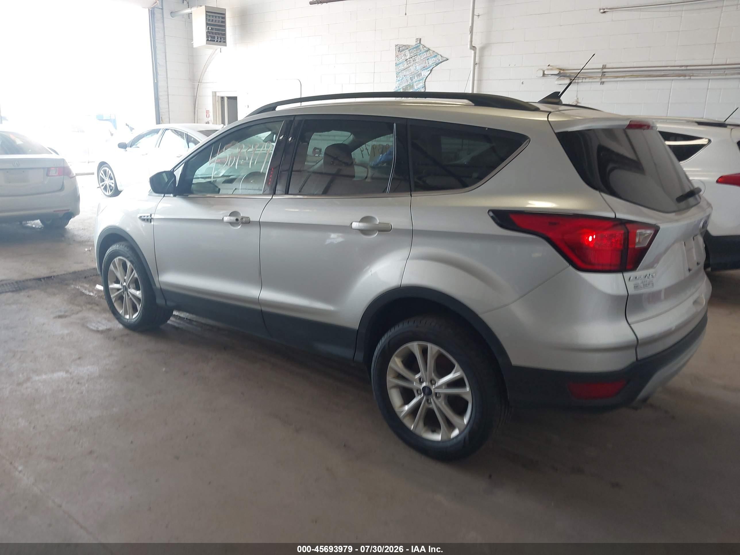 2019 Ford Escape Sel Белый vin: 1FMCU9HD5KUB61030