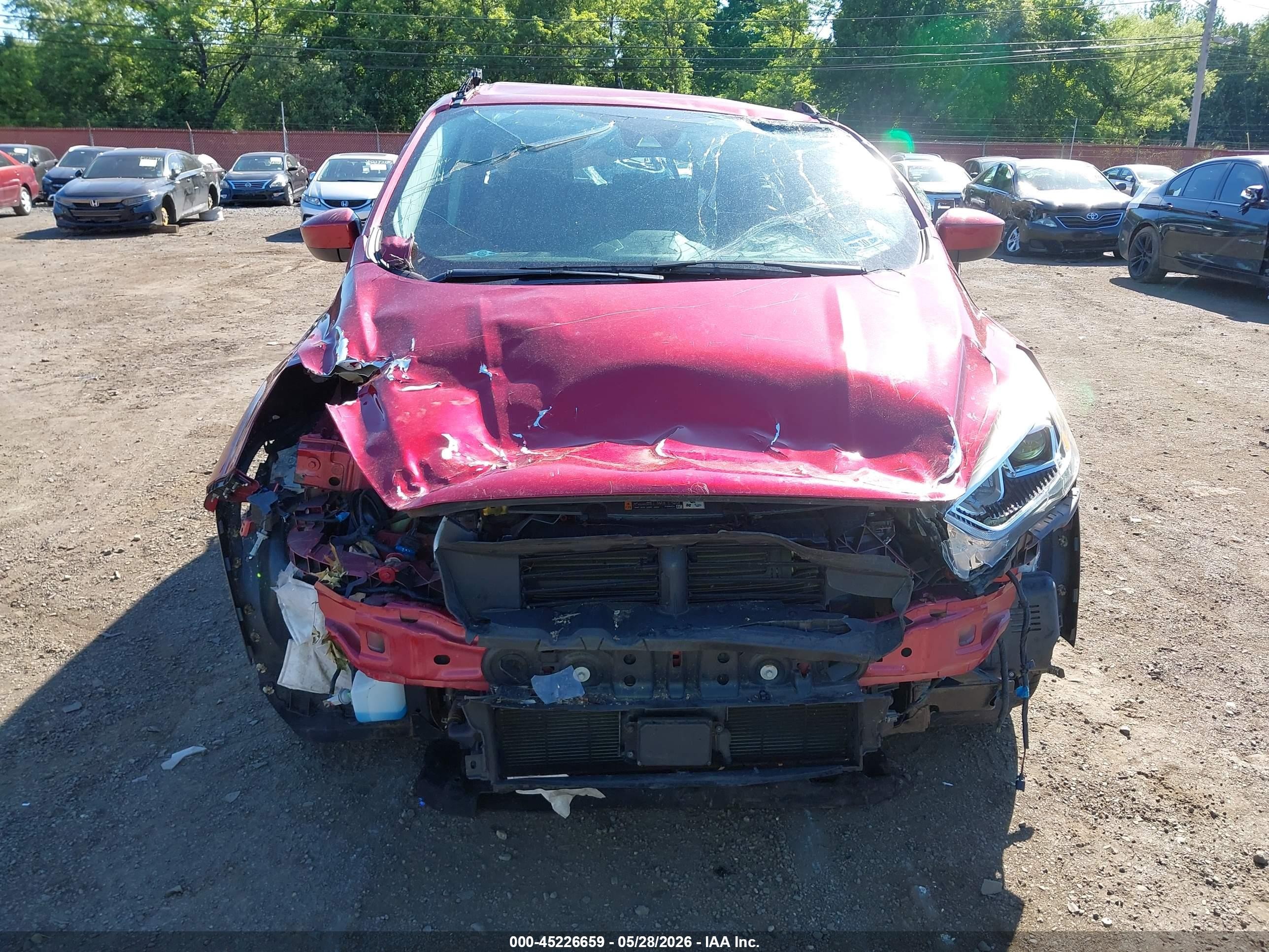 2018 Ford Escape Sel Красный vin: 1FMCU9HD6JUB33560
