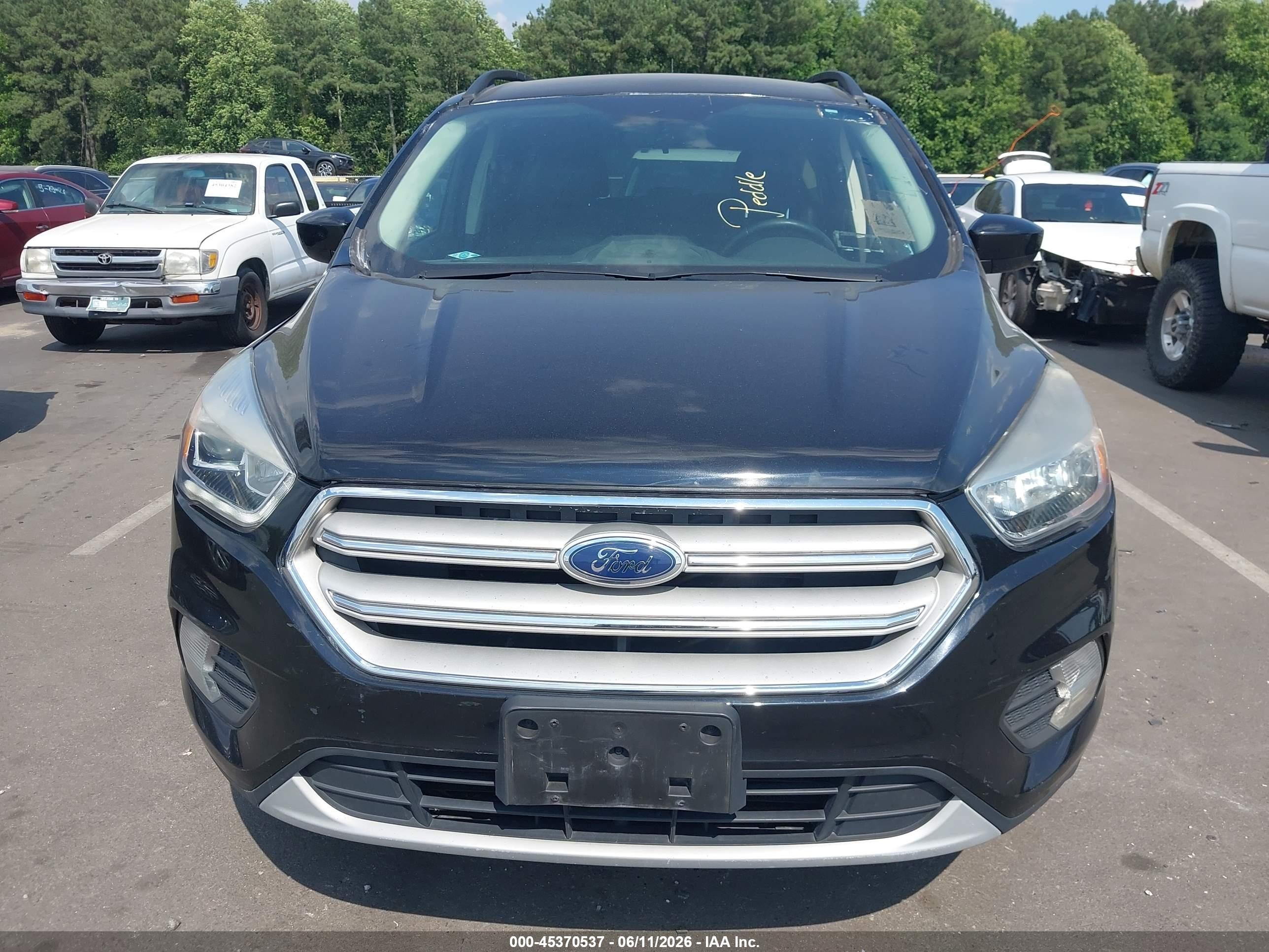 2018 Ford Escape Sel Black vin: 1FMCU9HD6JUB78658