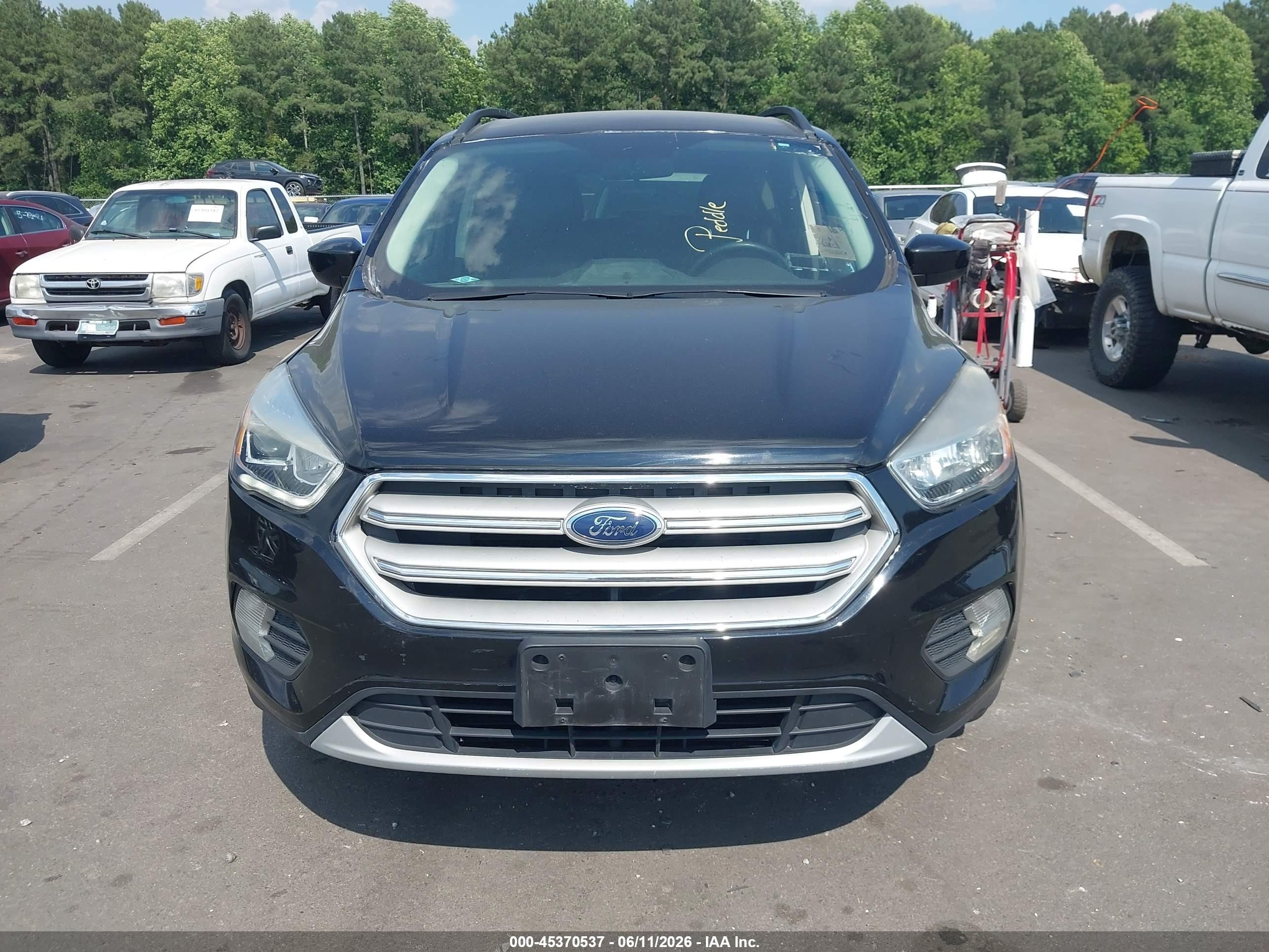 2018 Ford Escape Sel Black vin: 1FMCU9HD6JUB78658