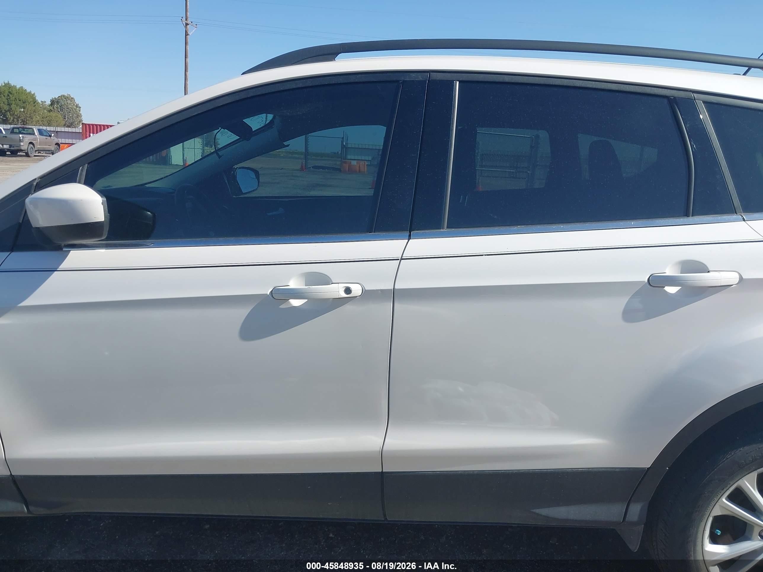 2018 Ford Escape Sel White vin: 1FMCU9HD9JUC35208