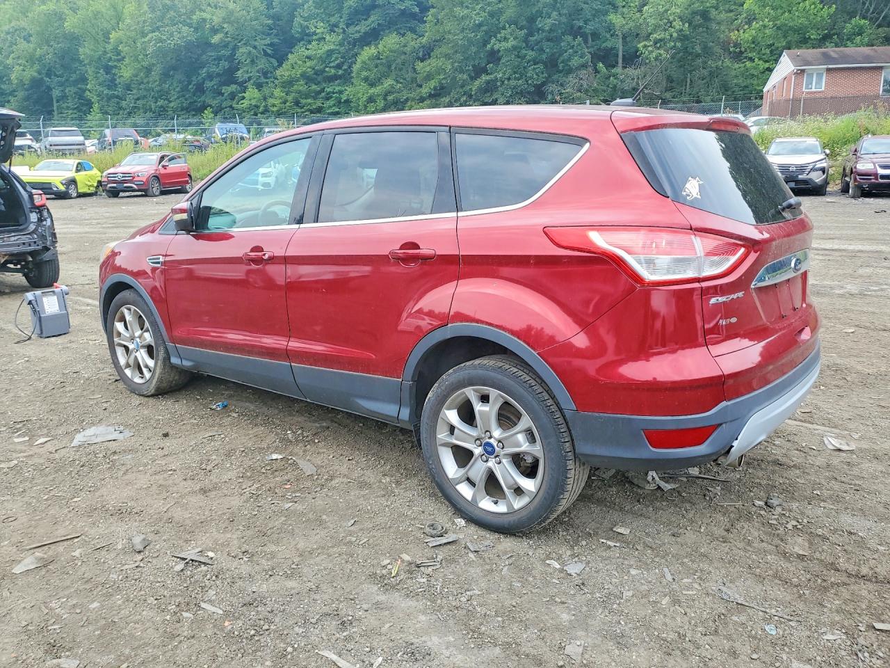 2013 Ford Escape Sel Red vin: 1FMCU9HX0DUB35724