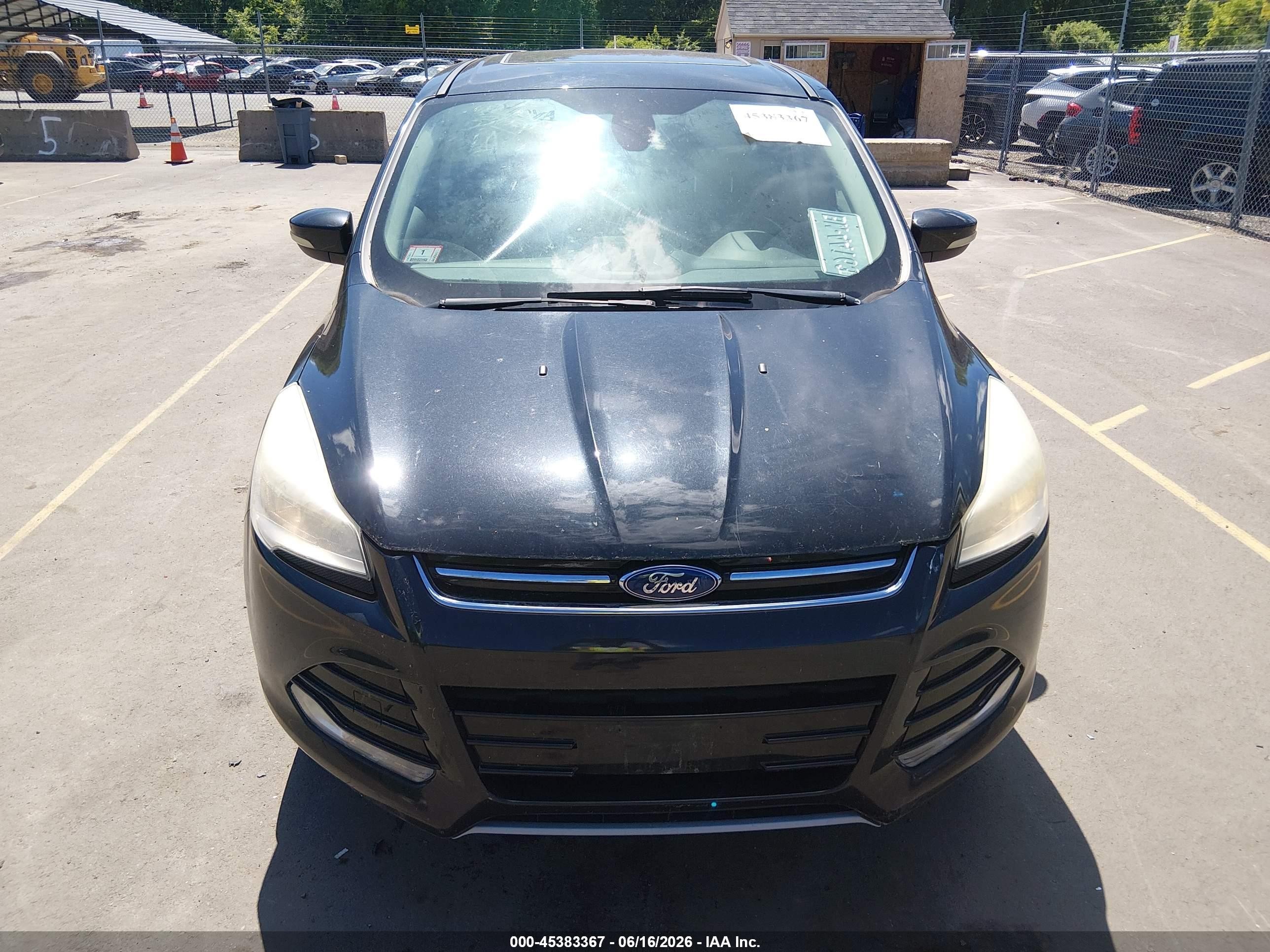 2013 Ford Escape Sel Black vin: 1FMCU9HX0DUB98872