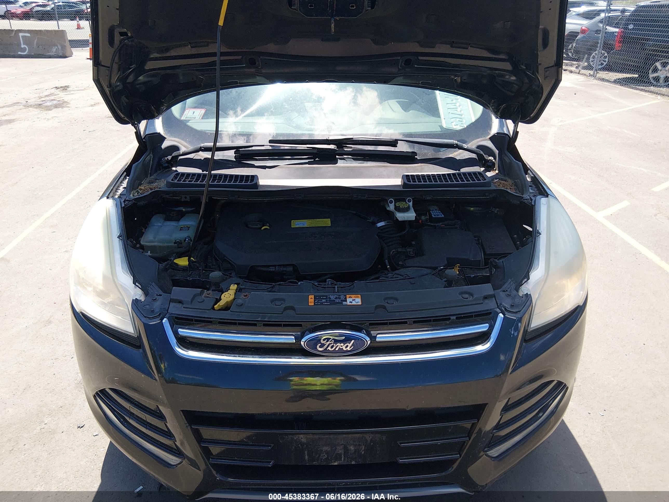 2013 Ford Escape Sel Black vin: 1FMCU9HX0DUB98872