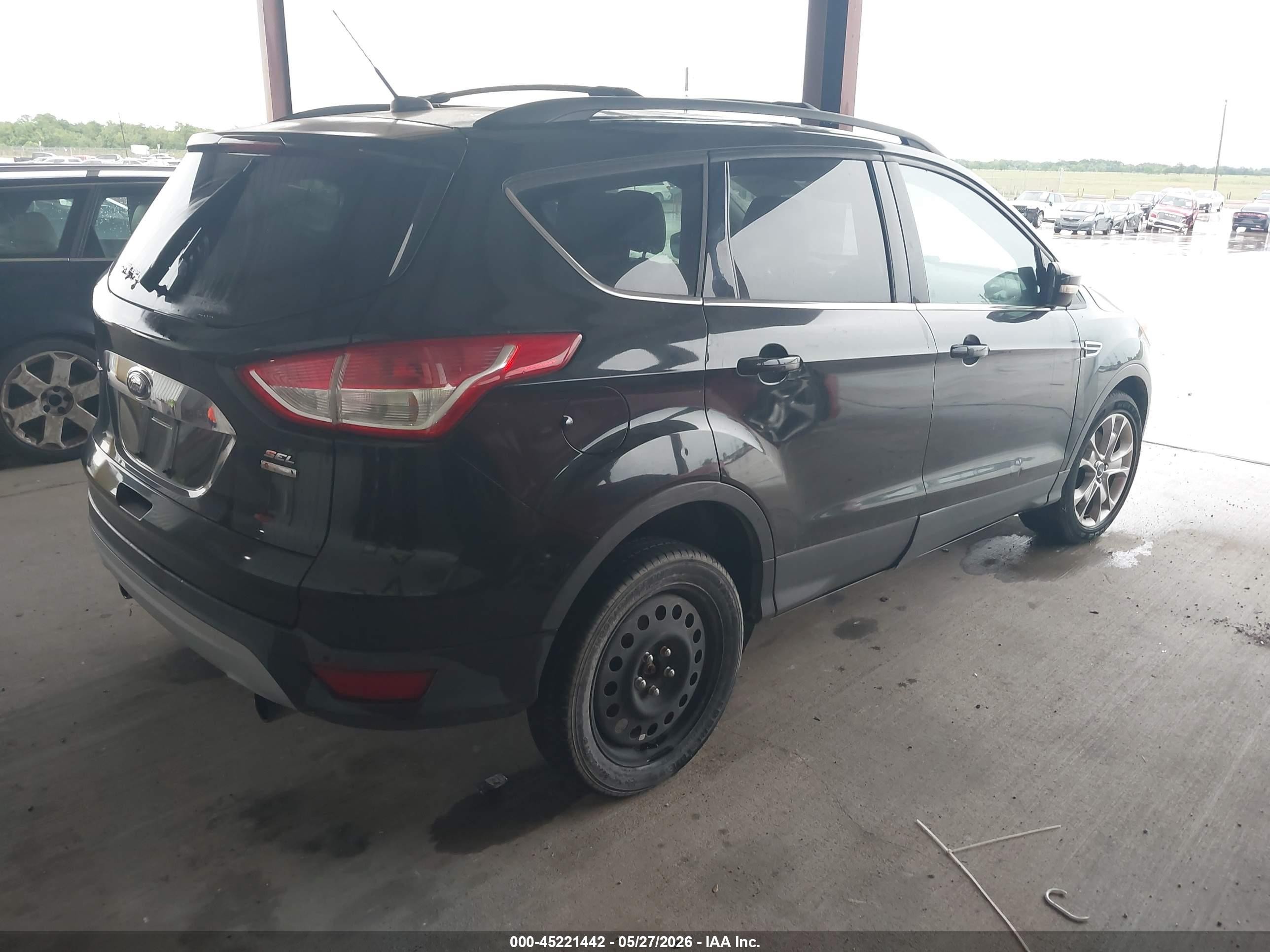 2013 Ford Escape Sel Black vin: 1FMCU9HX0DUC36343
