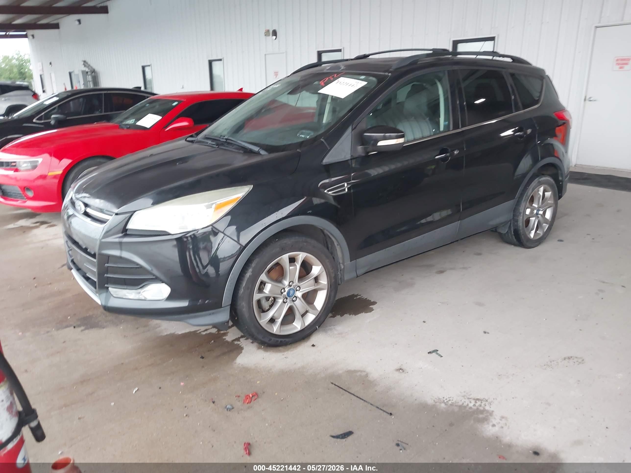 2013 Ford Escape Sel Black vin: 1FMCU9HX0DUC36343
