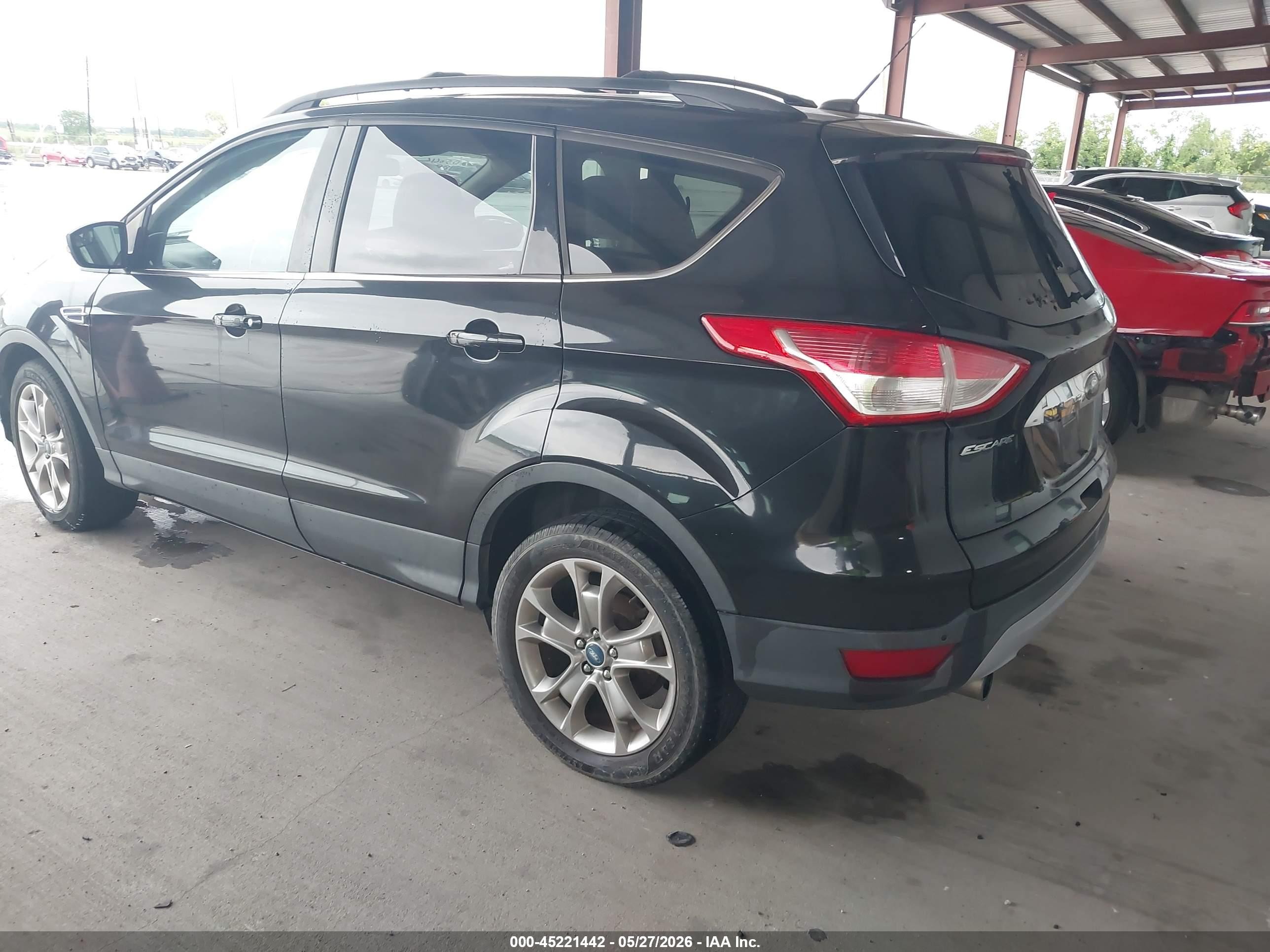2013 Ford Escape Sel Black vin: 1FMCU9HX0DUC36343
