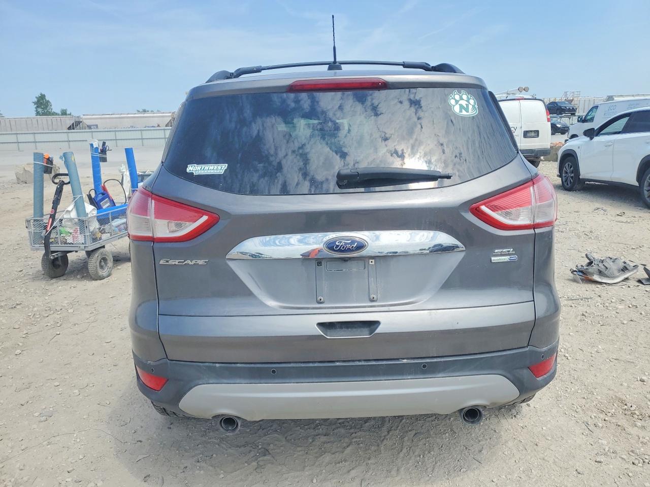2013 Ford Escape Sel Черный vin: 1FMCU9HX0DUC45303