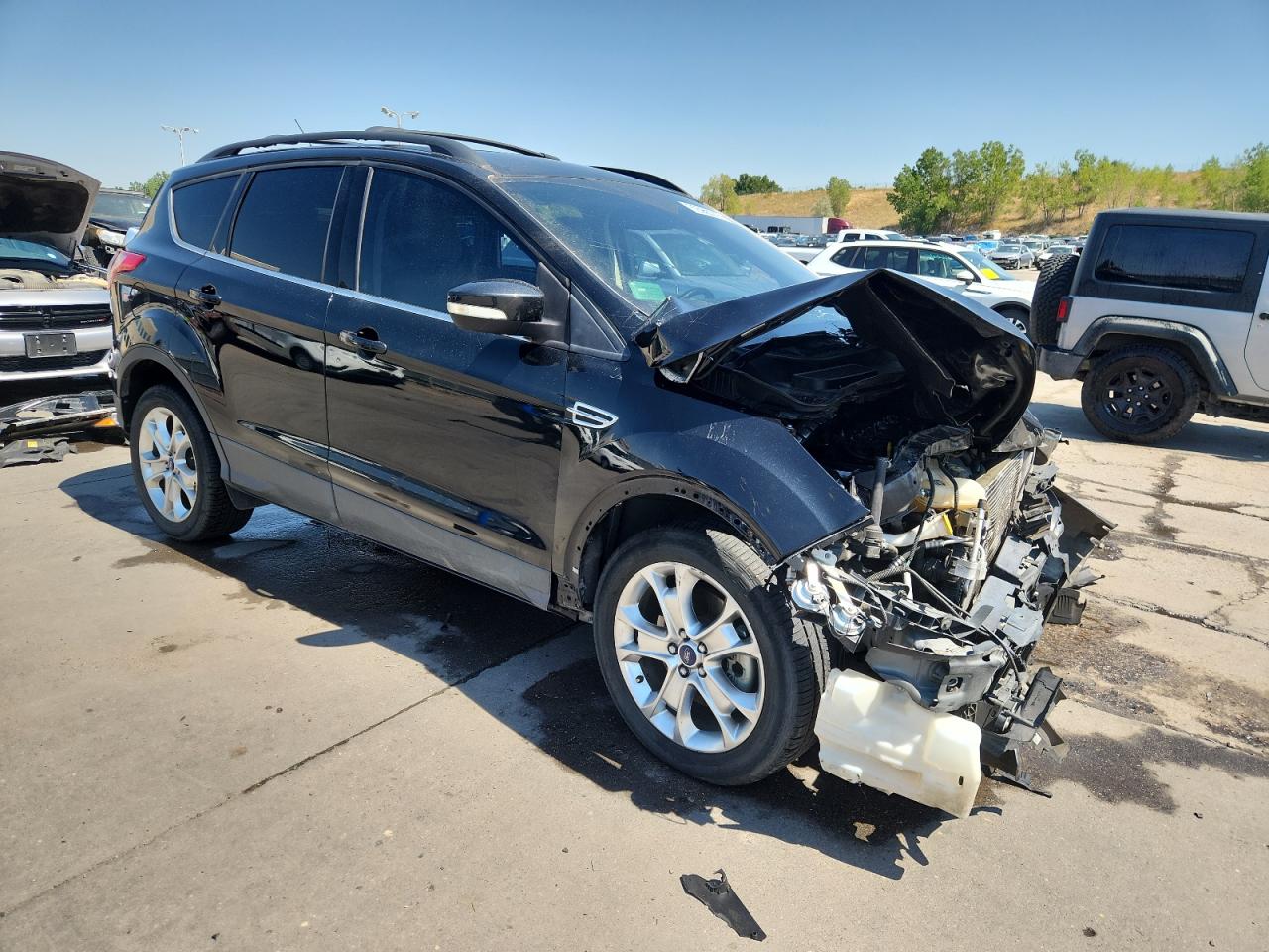 2013 Ford Escape Sel Black vin: 1FMCU9HX0DUC46595