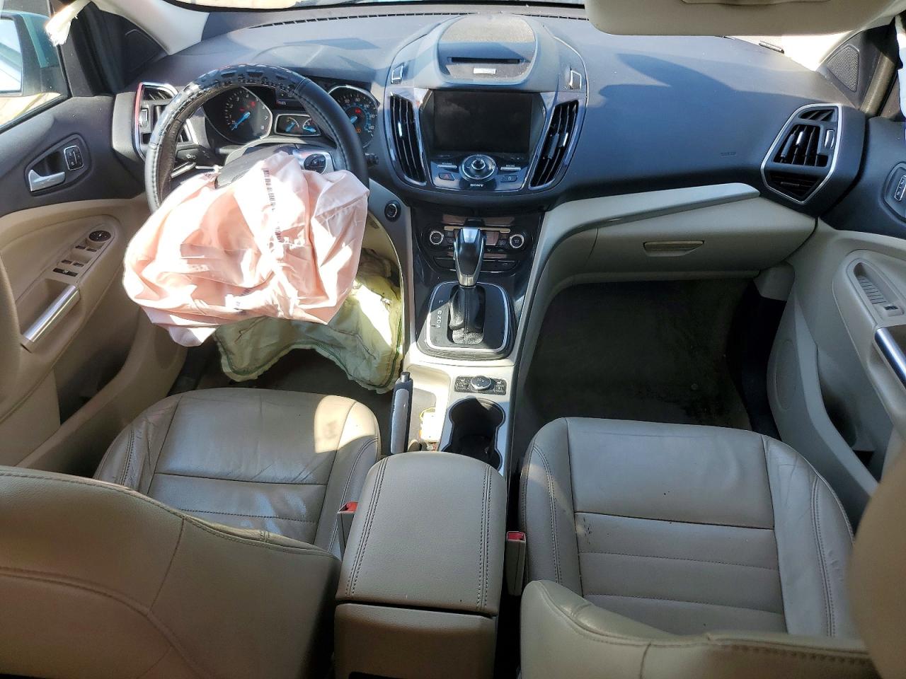 2013 Ford Escape Sel Бирюзовый vin: 1FMCU9HX0DUC50825