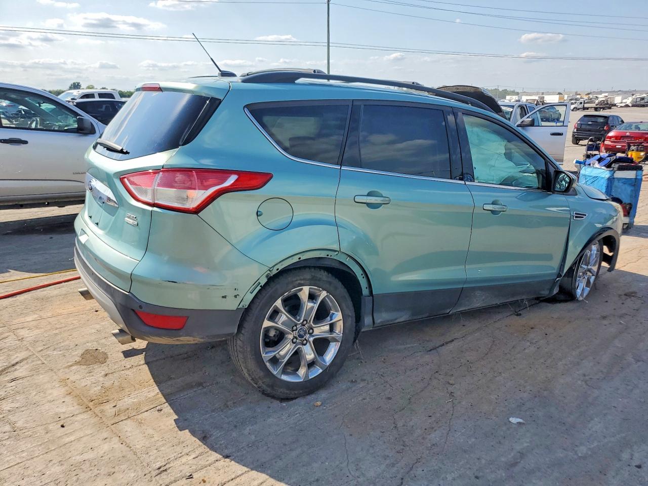 2013 Ford Escape Sel Бирюзовый vin: 1FMCU9HX0DUC50825