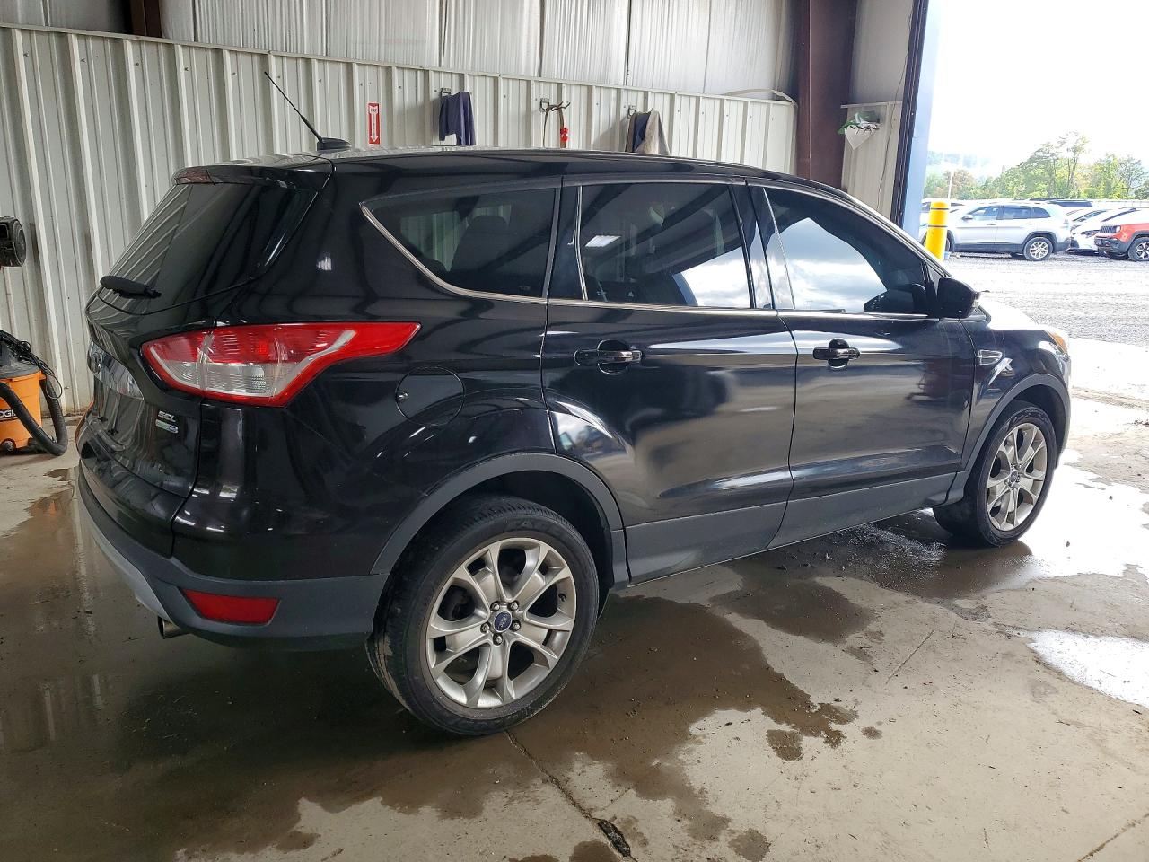 2013 Ford Escape Sel Черный vin: 1FMCU9HX0DUC52929