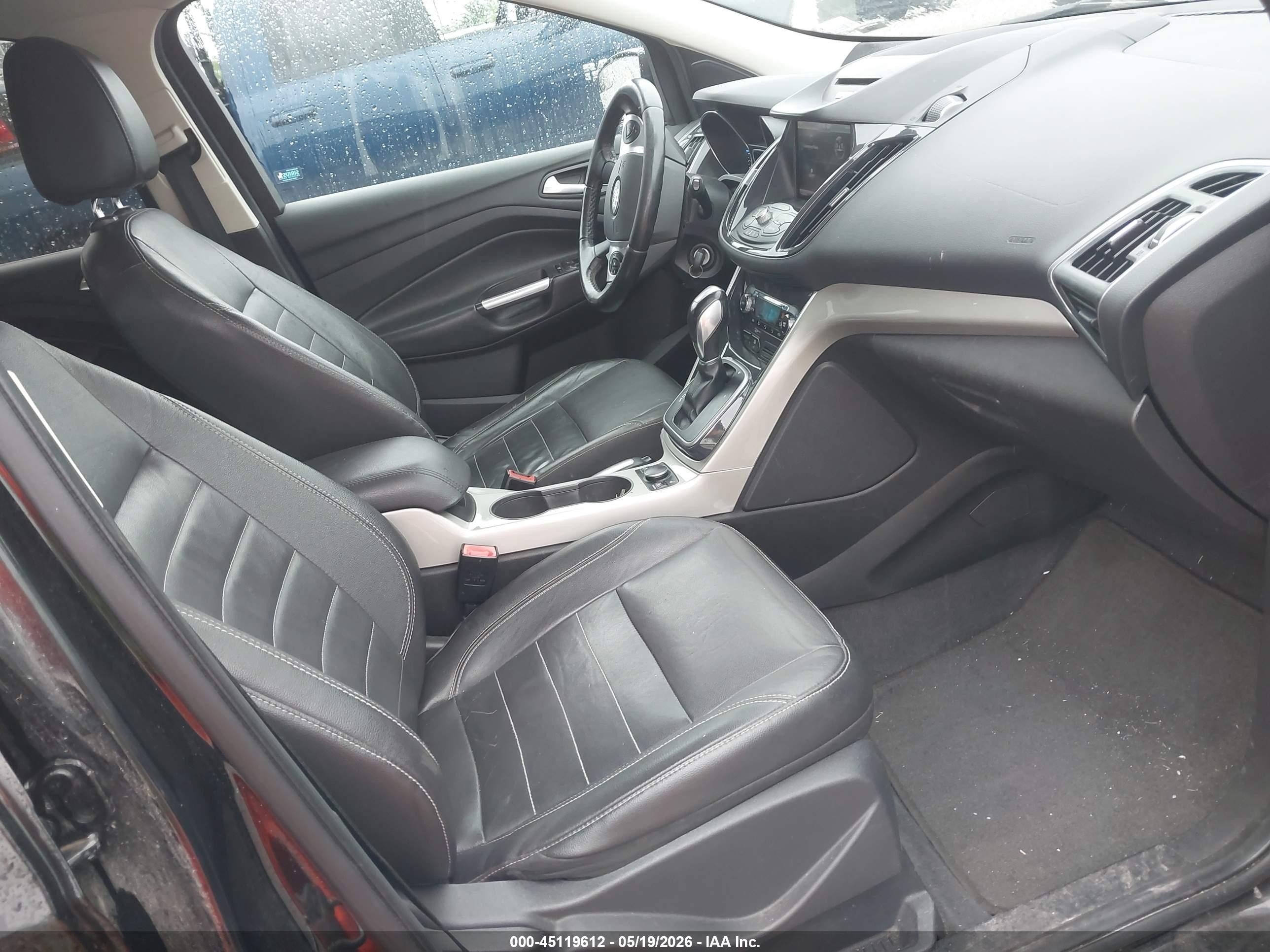 2013 Ford Escape Sel Black vin: 1FMCU9HX0DUC87440