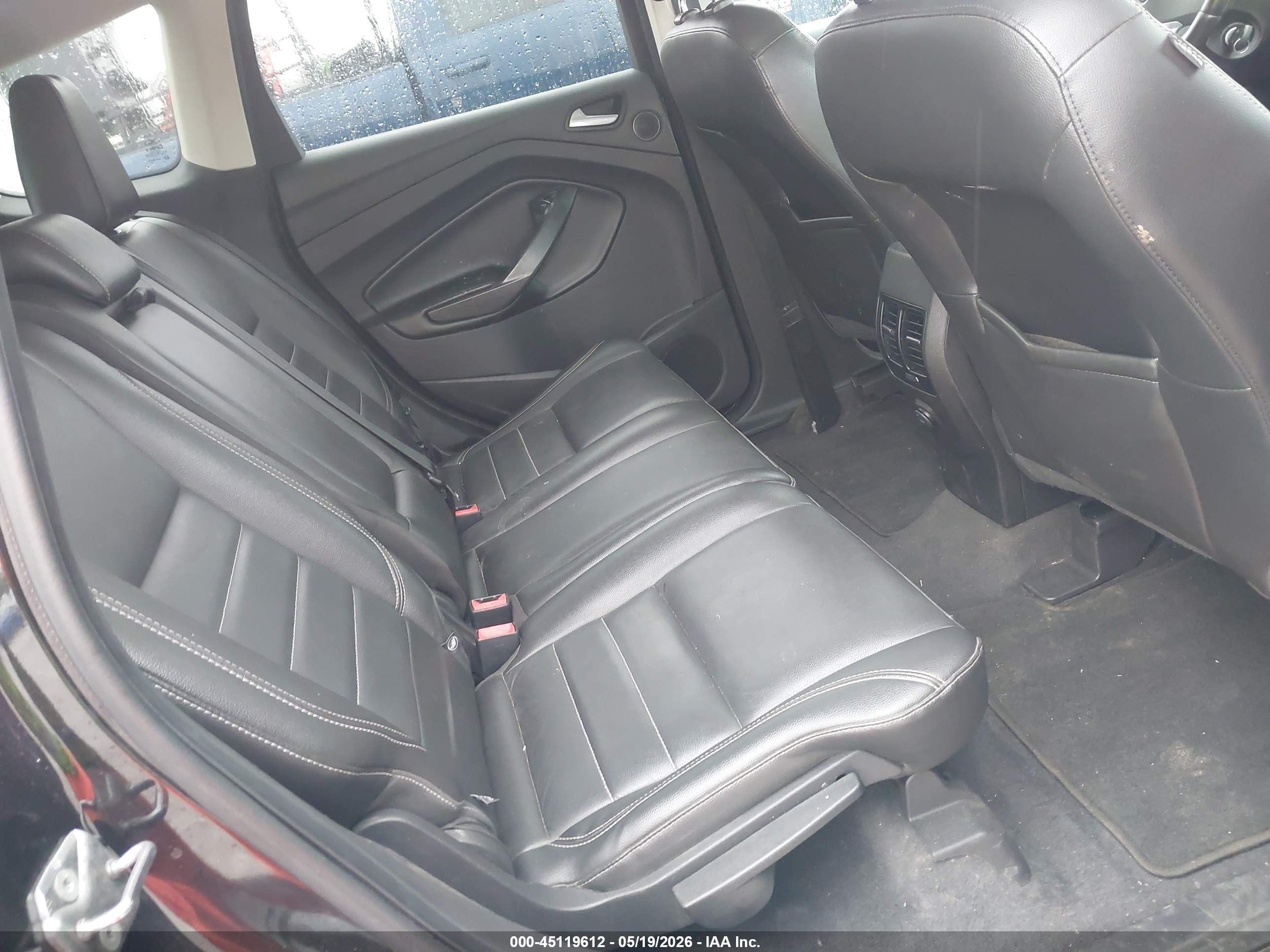2013 Ford Escape Sel Black vin: 1FMCU9HX0DUC87440