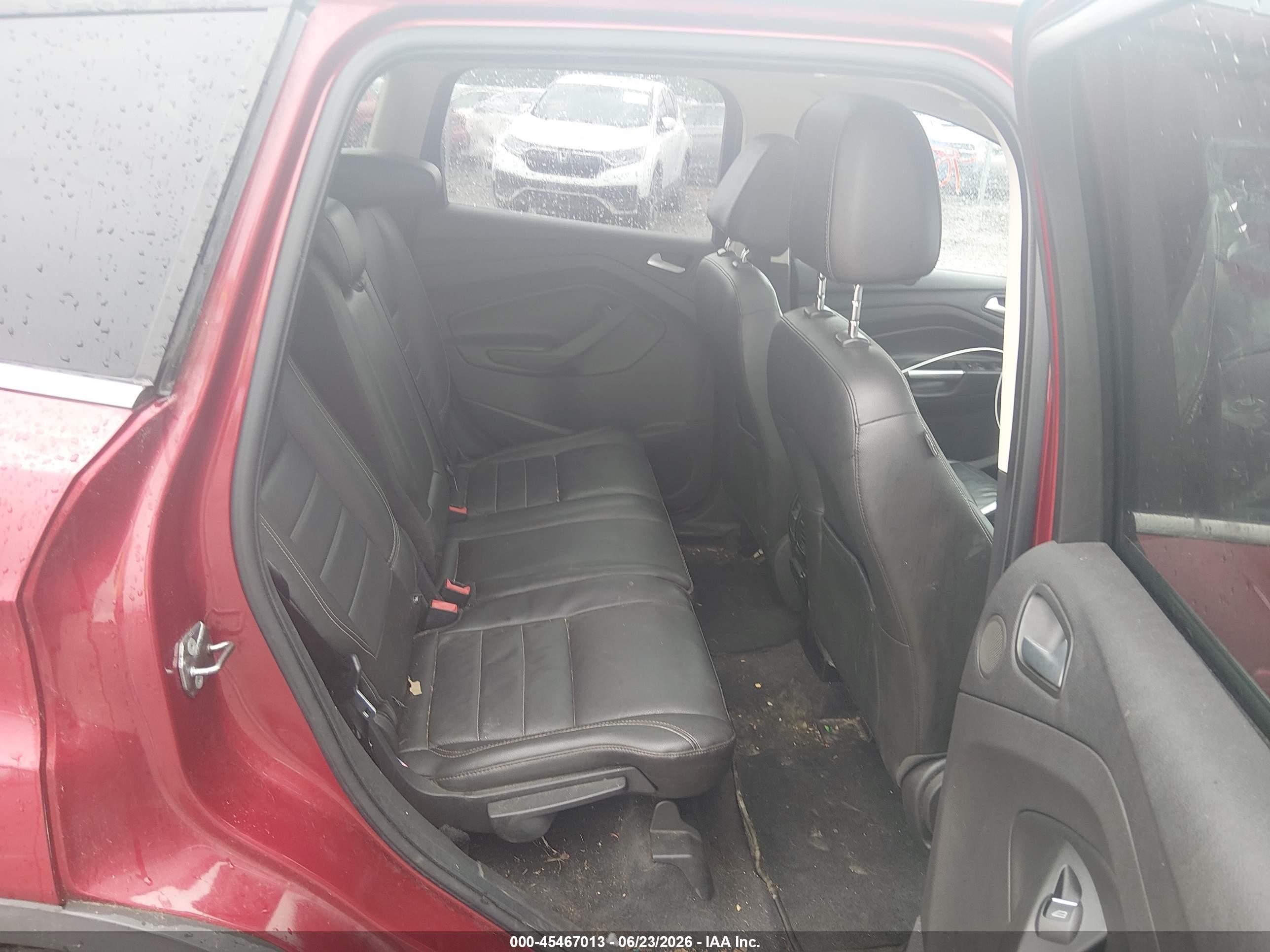 2013 Ford Escape Sel Red vin: 1FMCU9HX0DUD21702