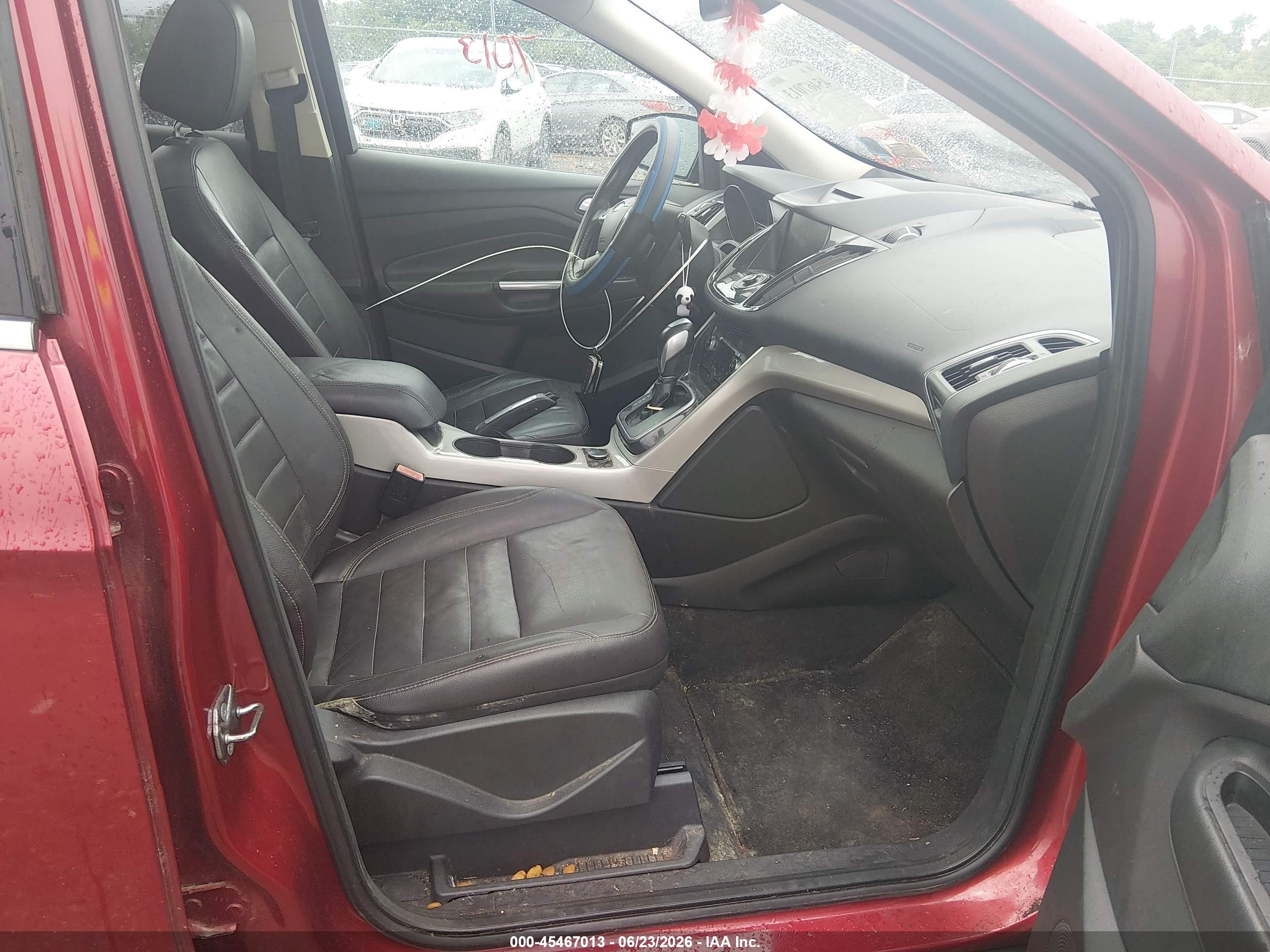 2013 Ford Escape Sel Red vin: 1FMCU9HX0DUD21702