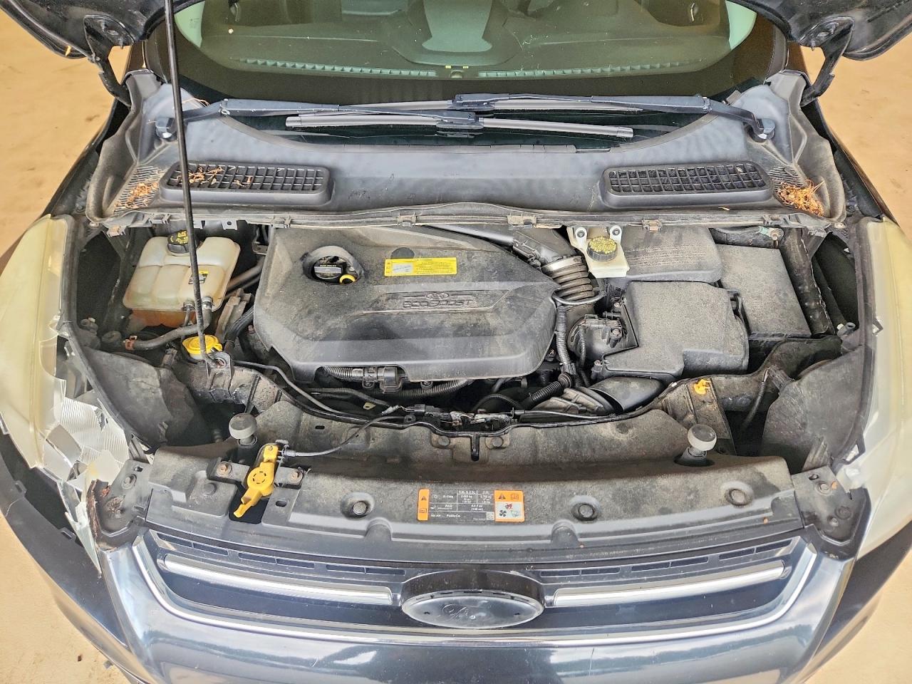 2013 Ford Escape Sel Black vin: 1FMCU9HX0DUD30268