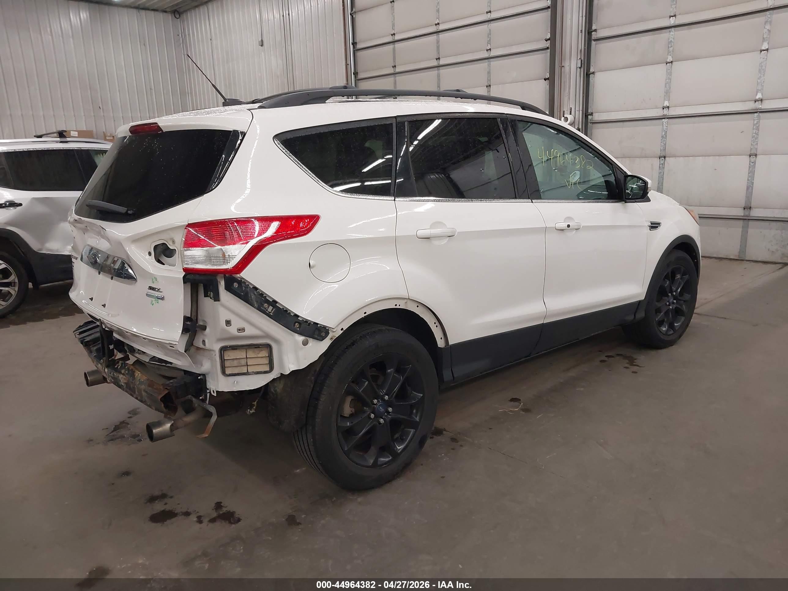 2013 Ford Escape Sel Белый vin: 1FMCU9HX1DUA24406
