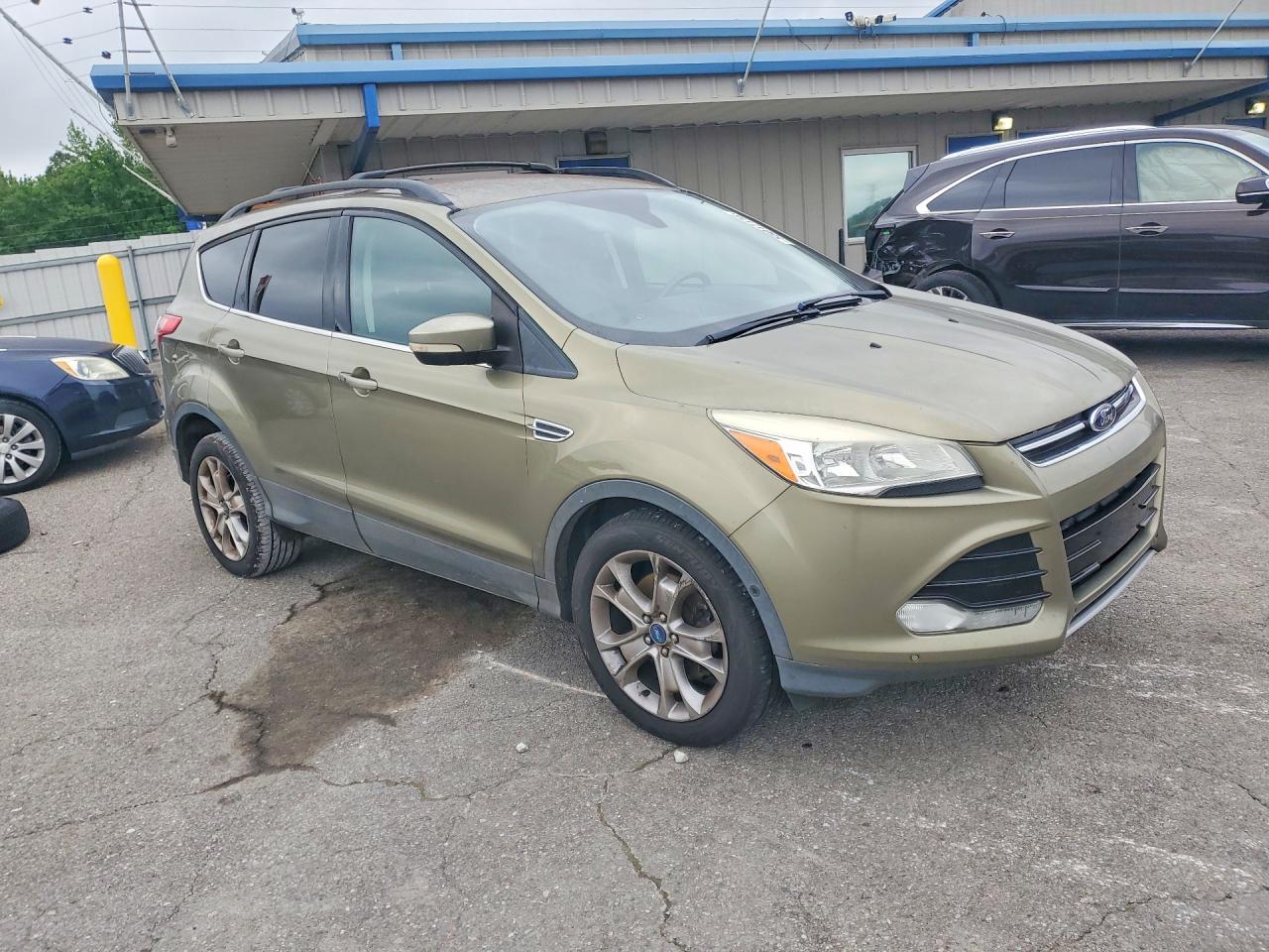 2013 Ford Escape Sel Зеленый vin: 1FMCU9HX1DUB83068