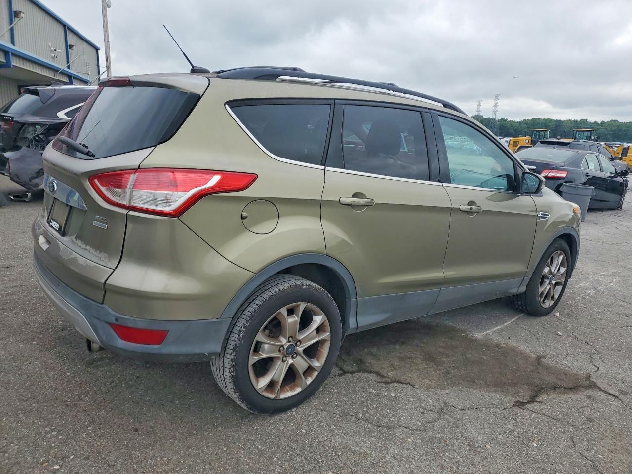 2013 Ford Escape Sel Зеленый vin: 1FMCU9HX1DUB83068