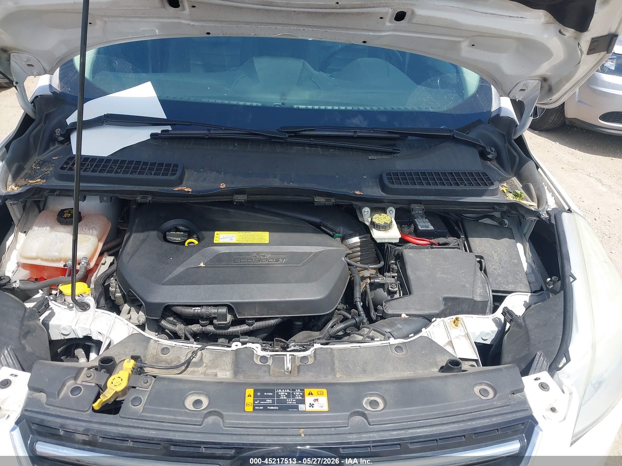 2013 Ford Escape Sel White vin: 1FMCU9HX1DUD36662
