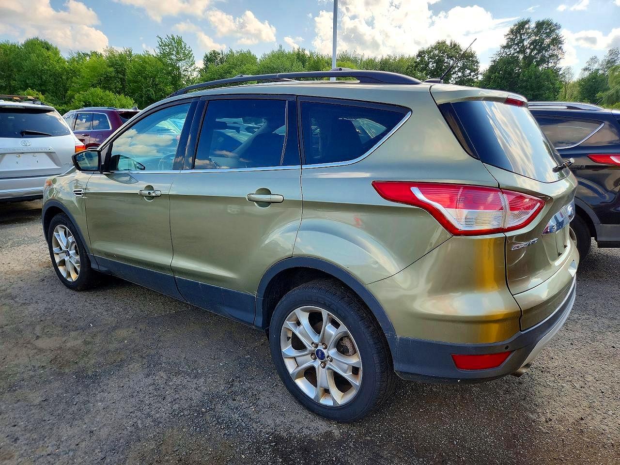 2013 Ford Escape Sel Green vin: 1FMCU9HX1DUD46706