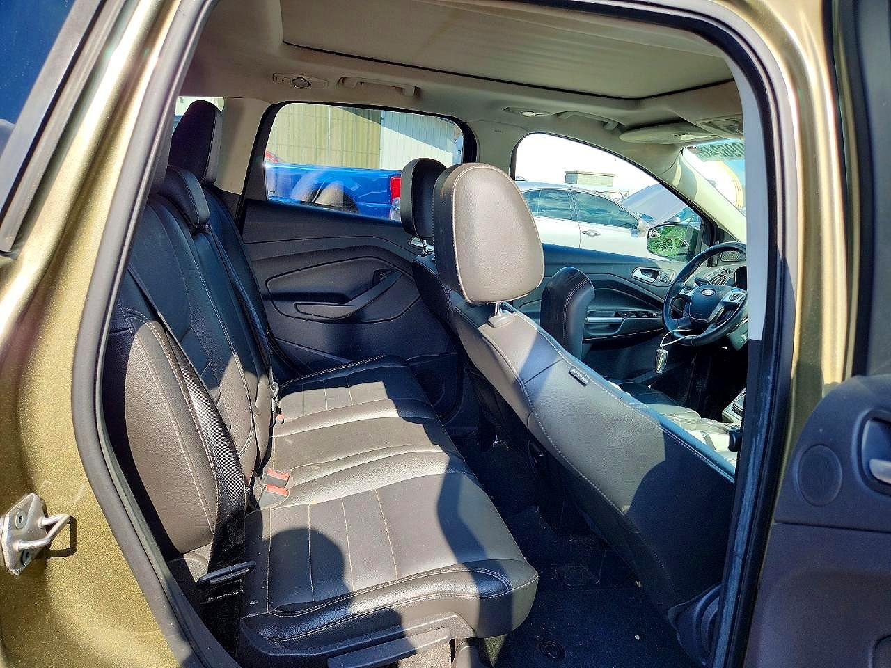 2013 Ford Escape Sel Green vin: 1FMCU9HX1DUD46706