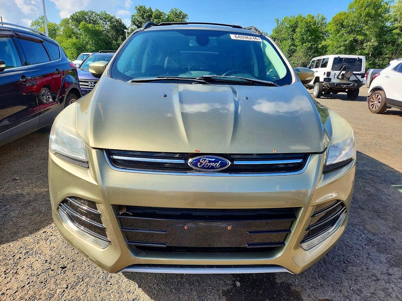 2013 Ford Escape Sel Green vin: 1FMCU9HX1DUD46706