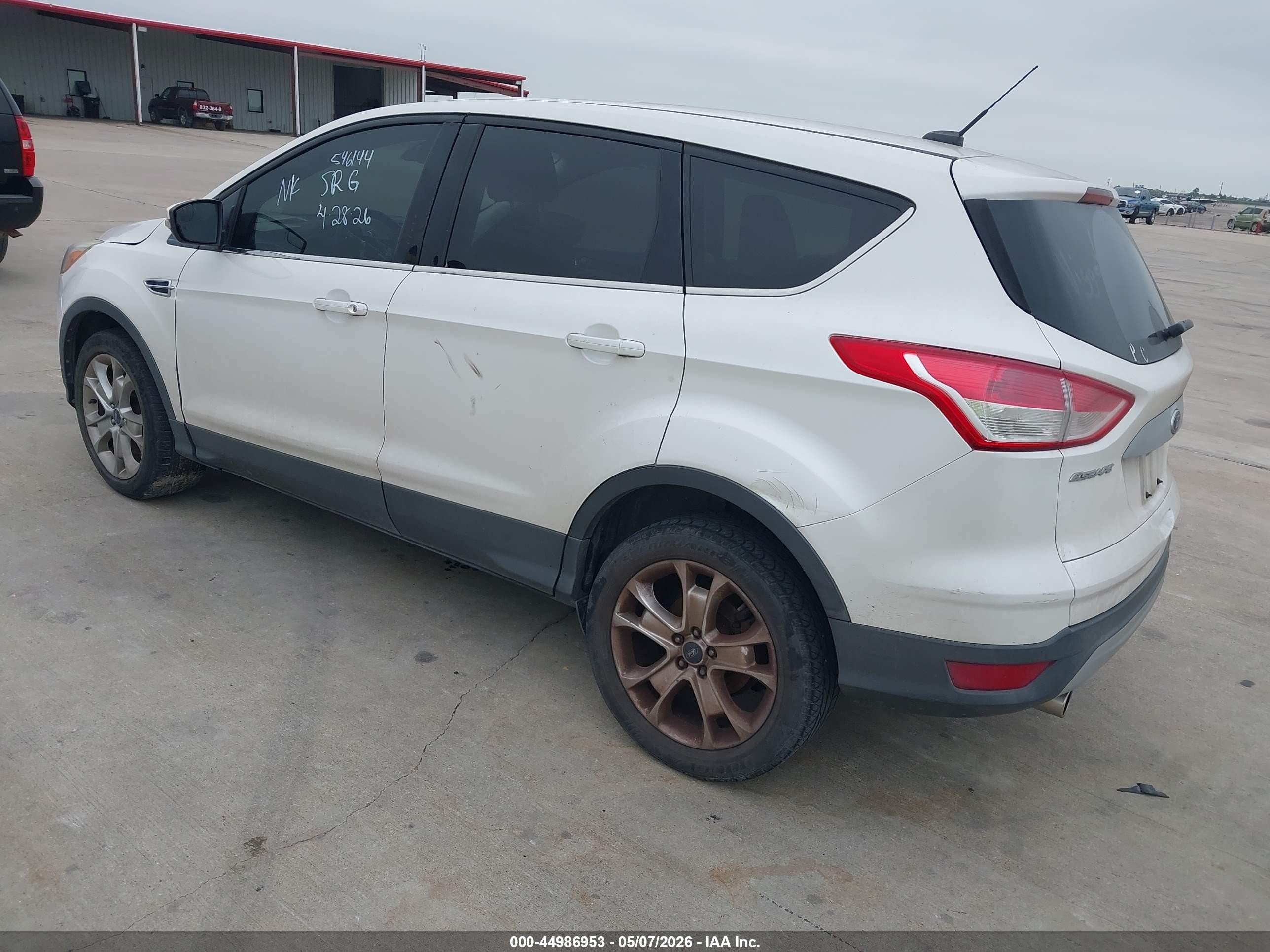 2013 Ford Escape Sel Белый vin: 1FMCU9HX2DUA38394