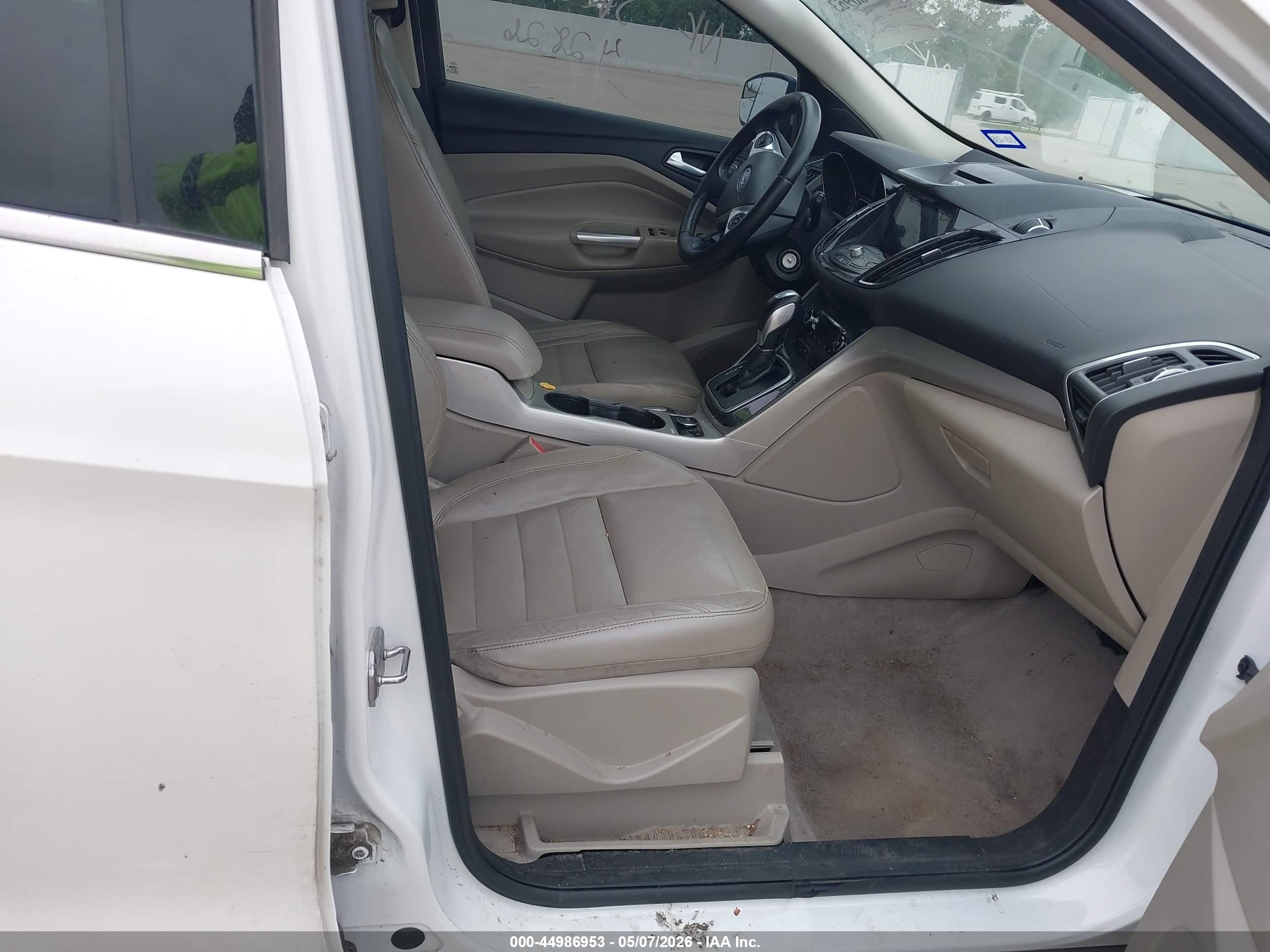 2013 Ford Escape Sel Белый vin: 1FMCU9HX2DUA38394