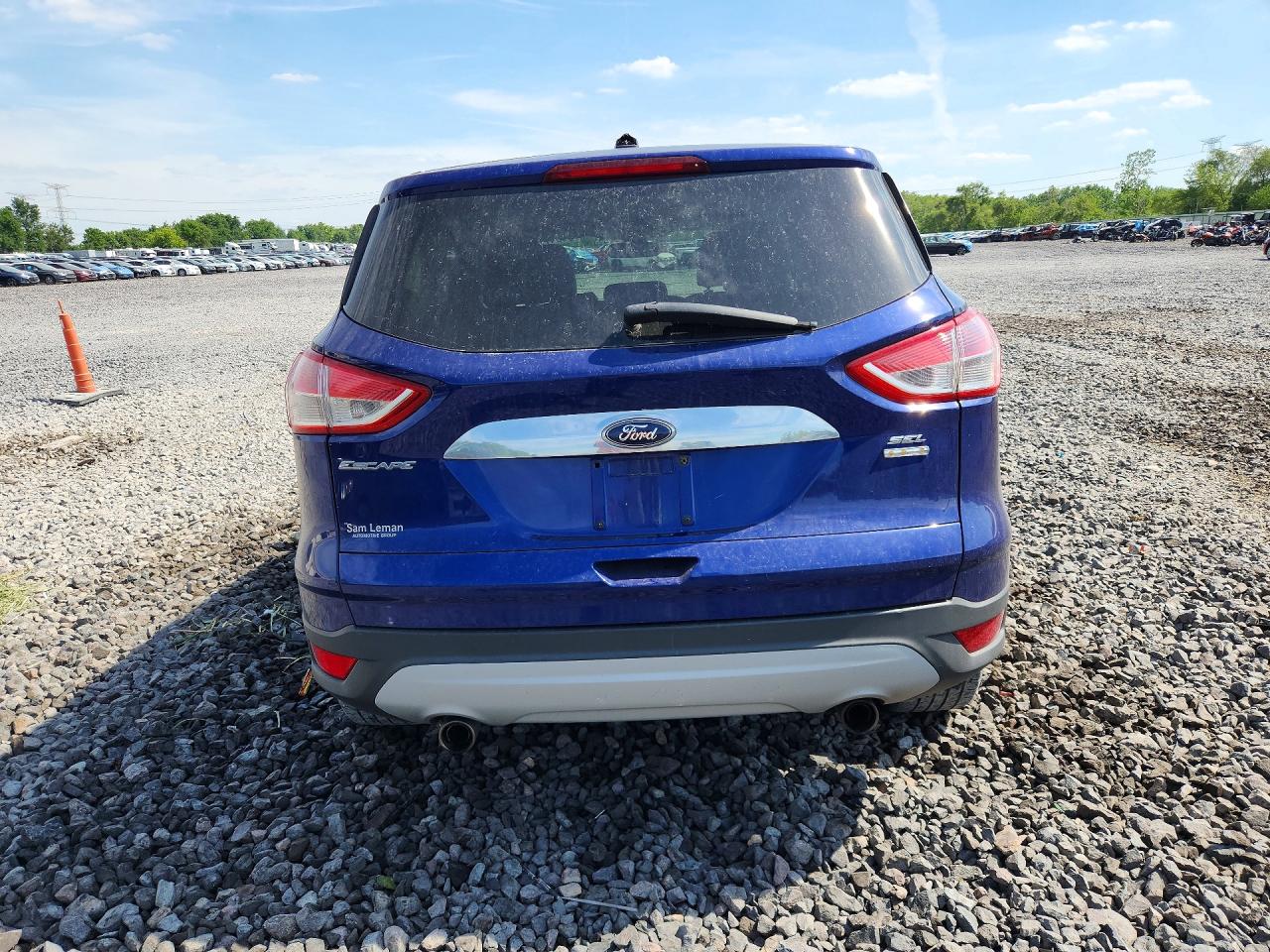 2013 Ford Escape Sel Blue vin: 1FMCU9HX2DUB02711