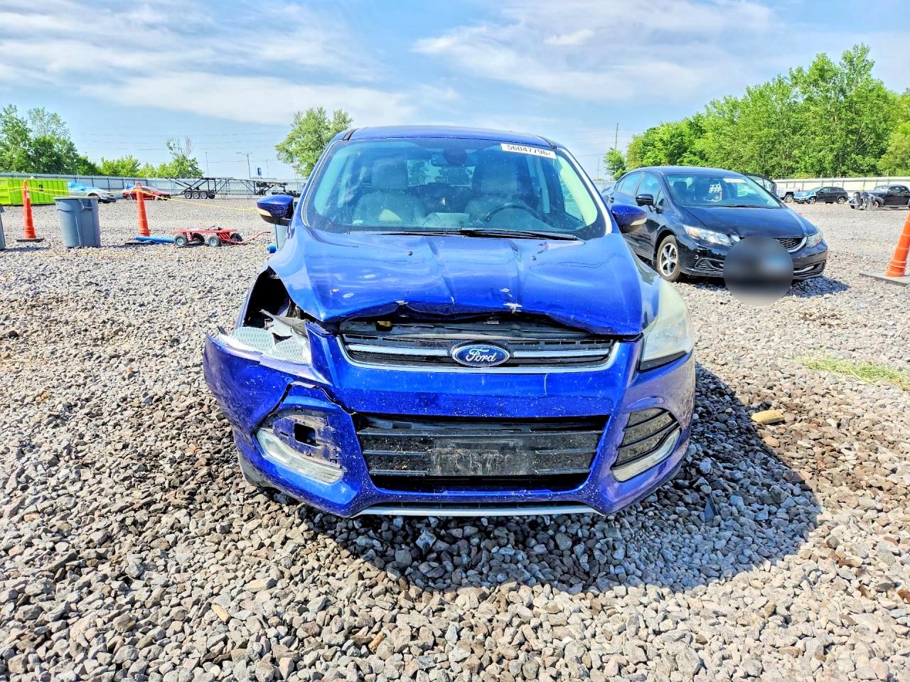 2013 Ford Escape Sel Blue vin: 1FMCU9HX2DUB02711