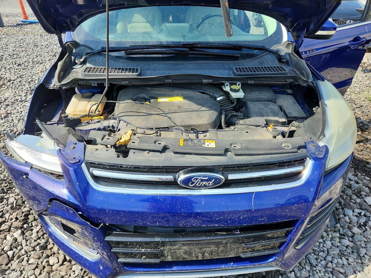 2013 Ford Escape Sel Blue vin: 1FMCU9HX2DUB02711