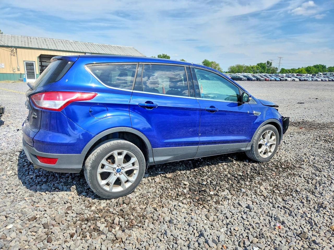 2013 Ford Escape Sel Blue vin: 1FMCU9HX2DUB02711