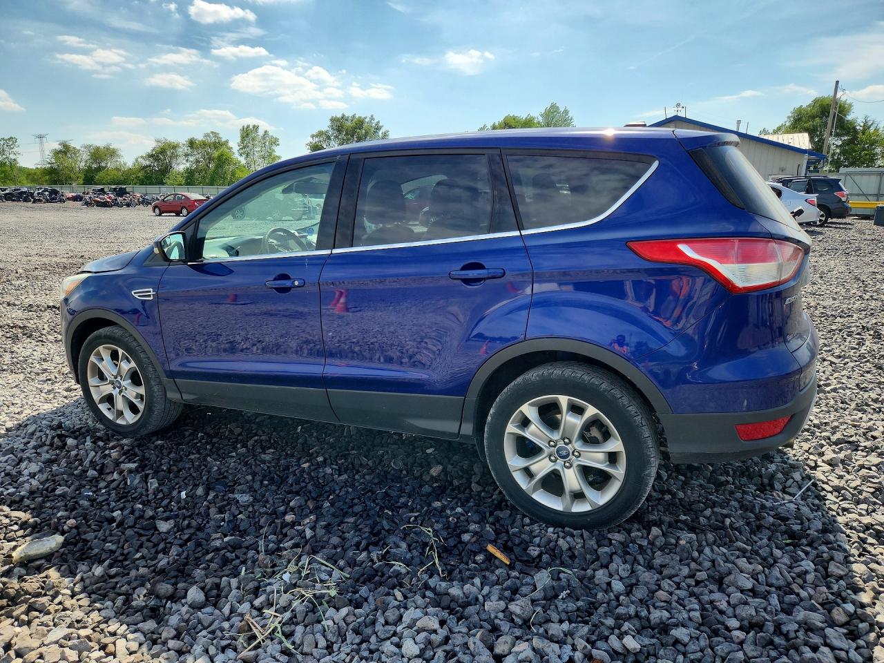 2013 Ford Escape Sel Blue vin: 1FMCU9HX2DUB02711