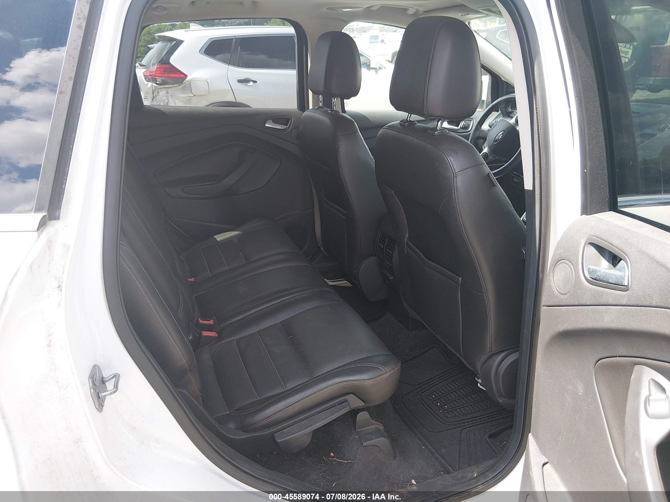 2013 Ford Escape Sel White vin: 1FMCU9HX2DUB76193