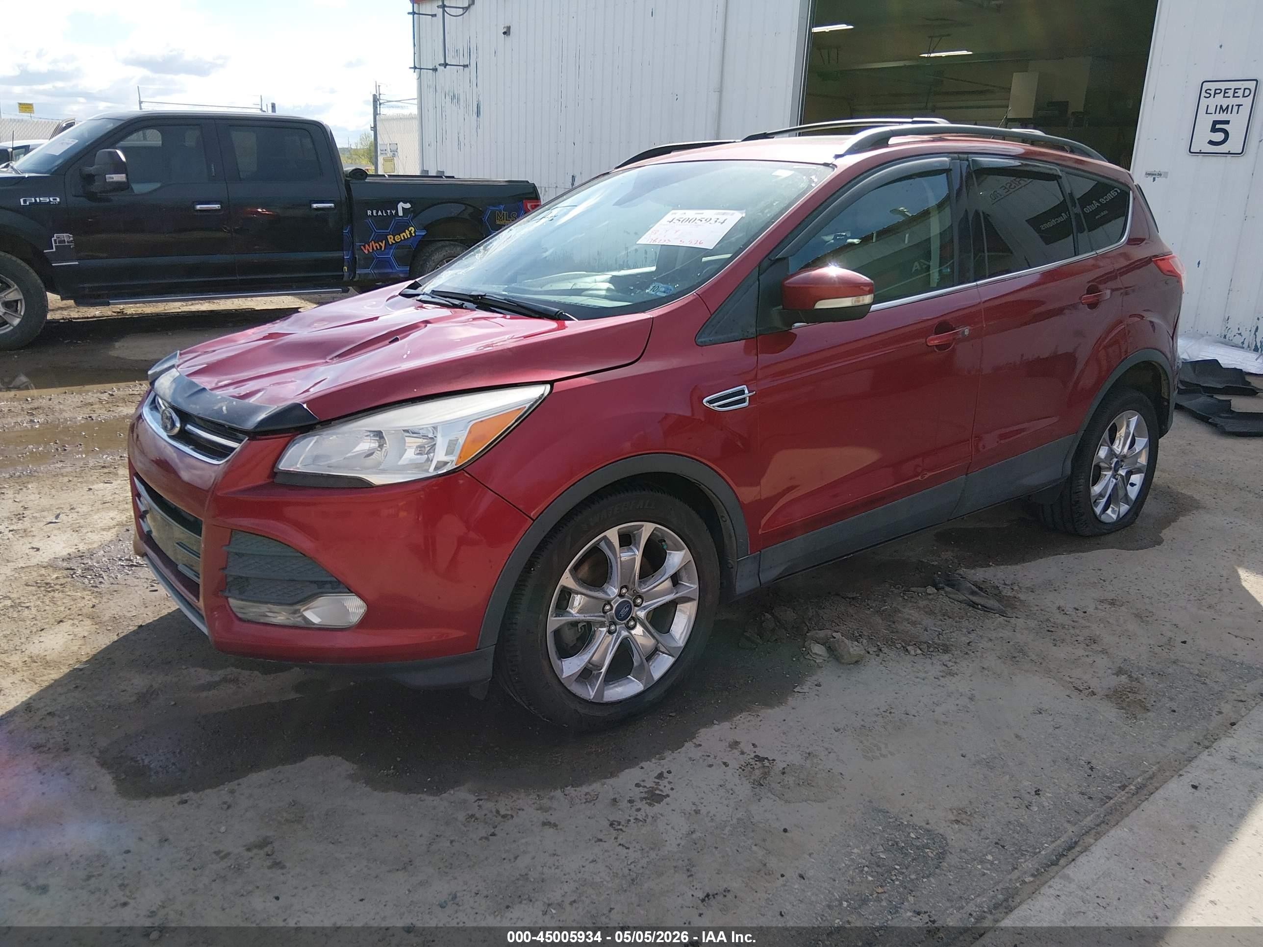 2013 Ford Escape Sel Maroon vin: 1FMCU9HX2DUB89011