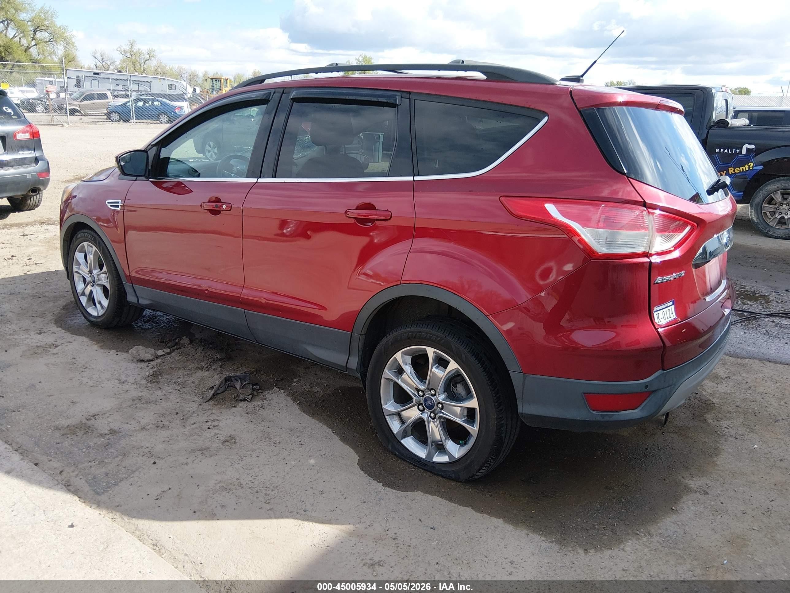 2013 Ford Escape Sel Maroon vin: 1FMCU9HX2DUB89011