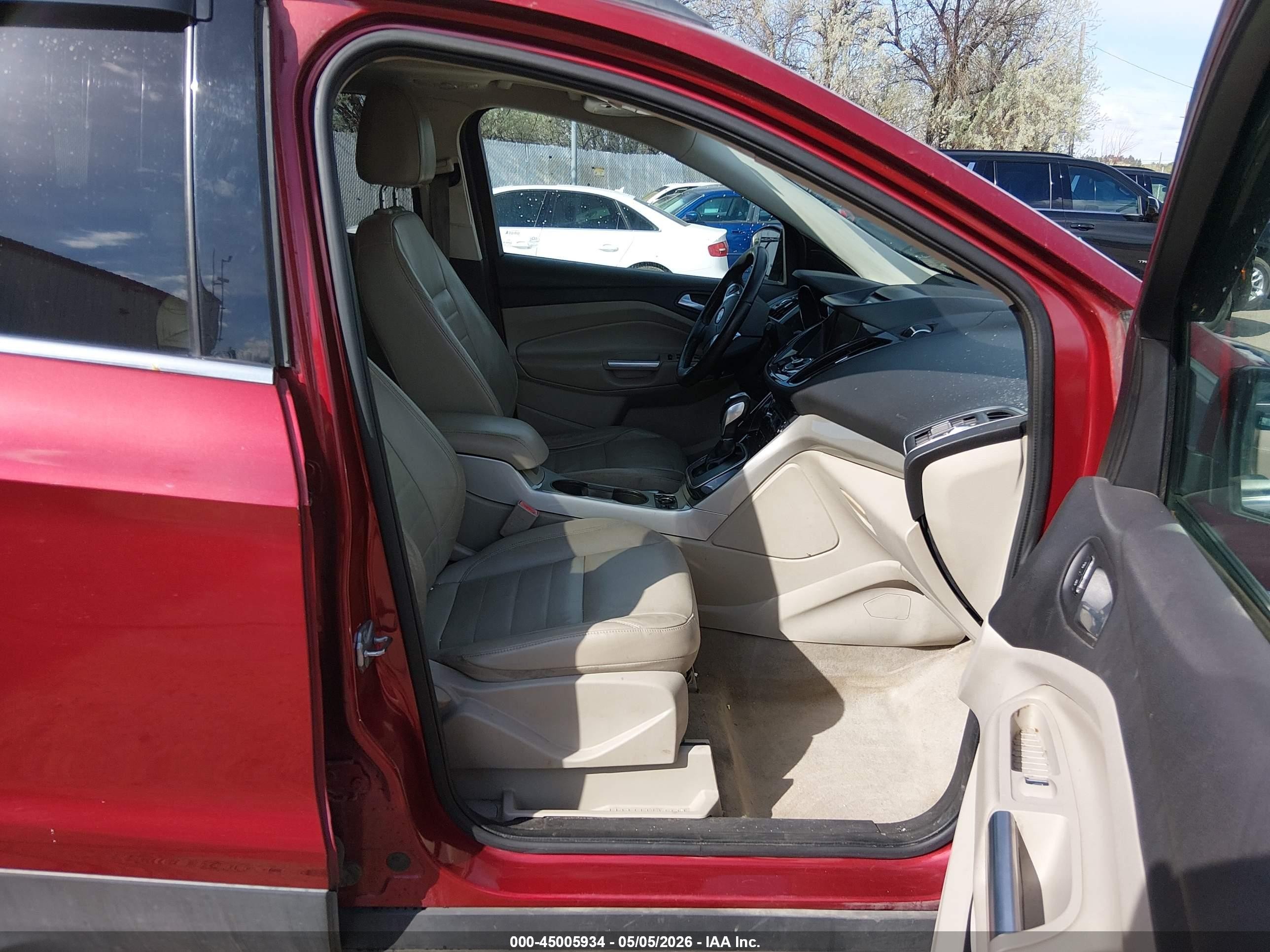 2013 Ford Escape Sel Maroon vin: 1FMCU9HX2DUB89011