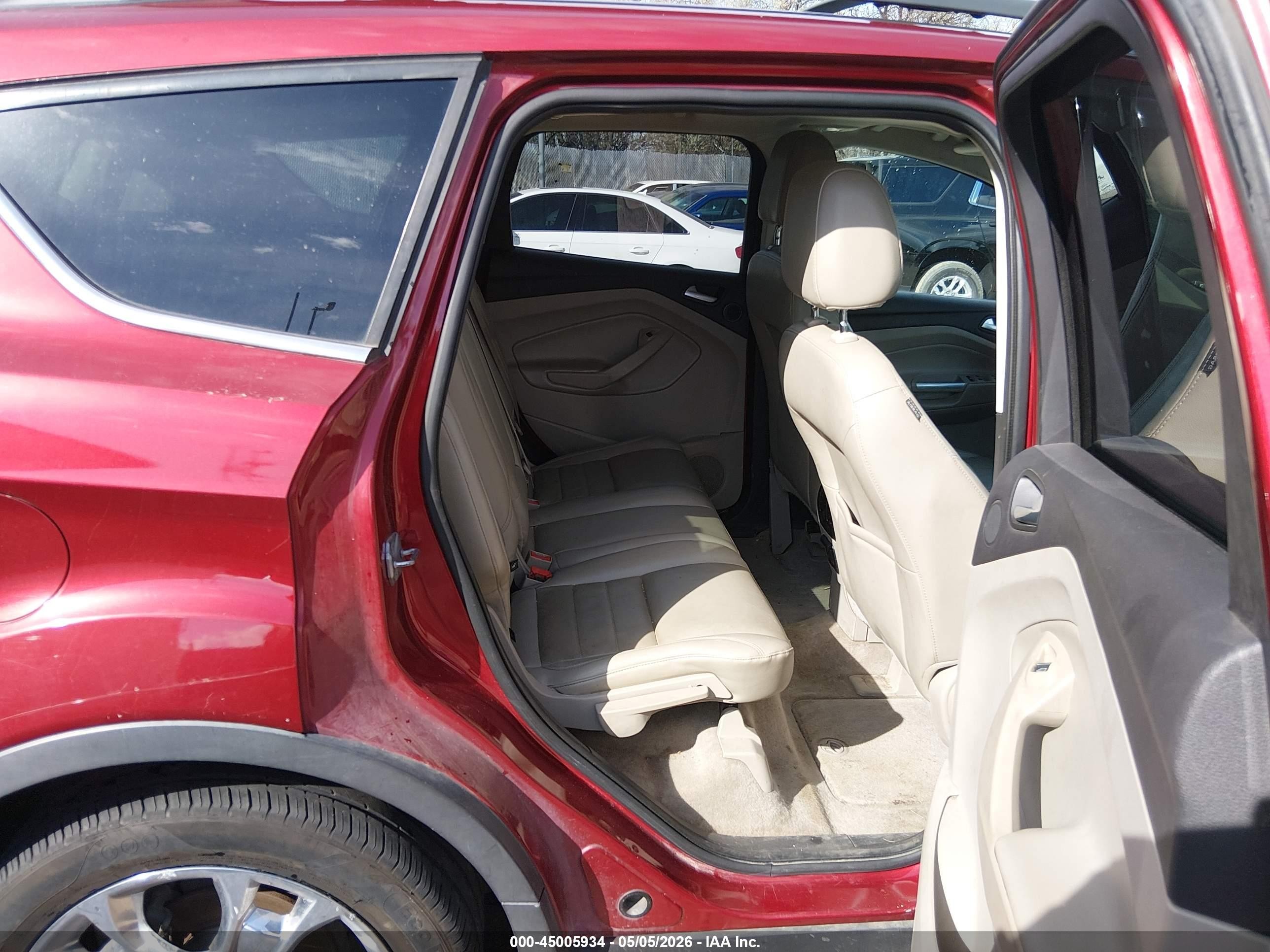 2013 Ford Escape Sel Maroon vin: 1FMCU9HX2DUB89011