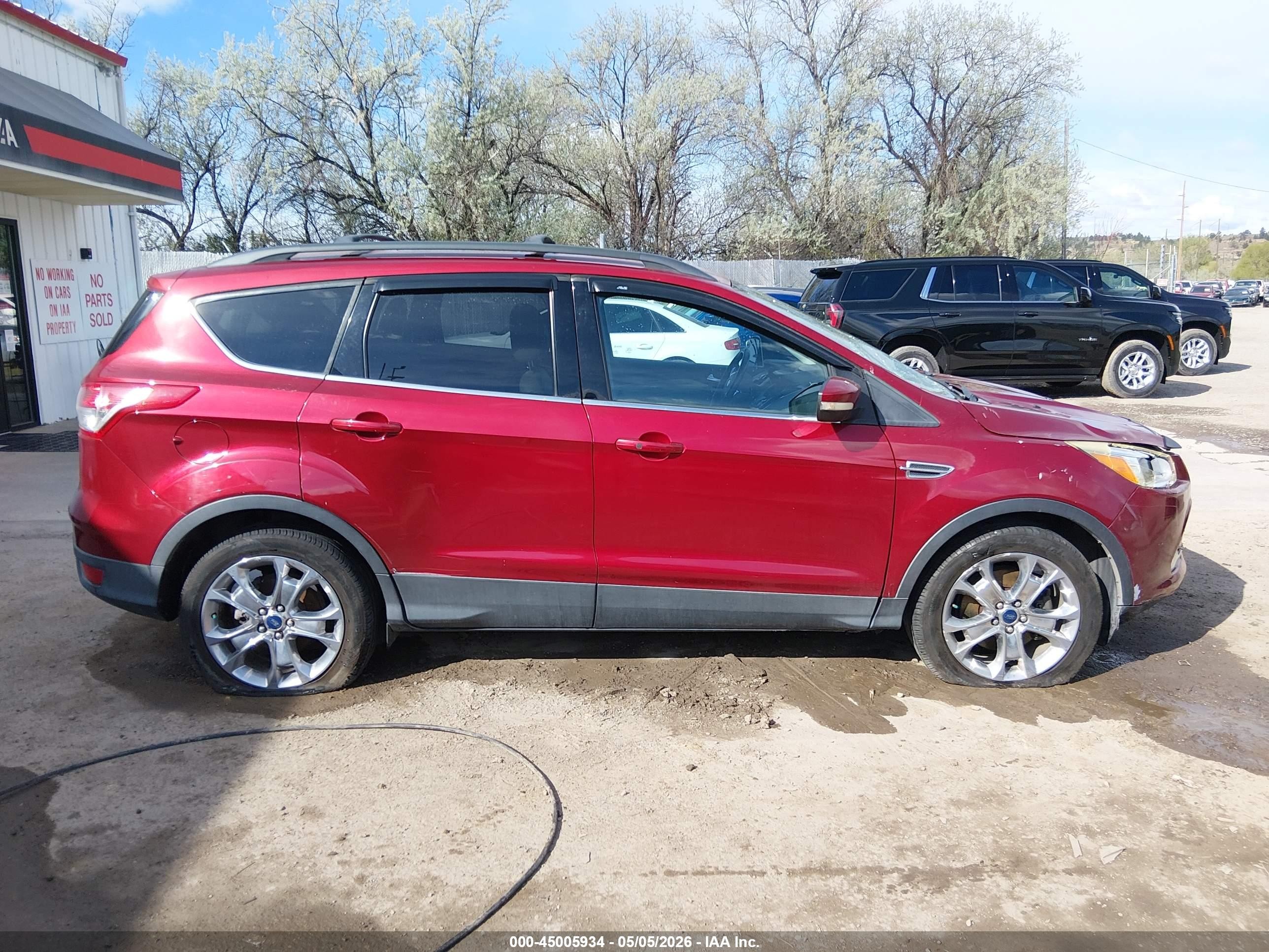 2013 Ford Escape Sel Maroon vin: 1FMCU9HX2DUB89011