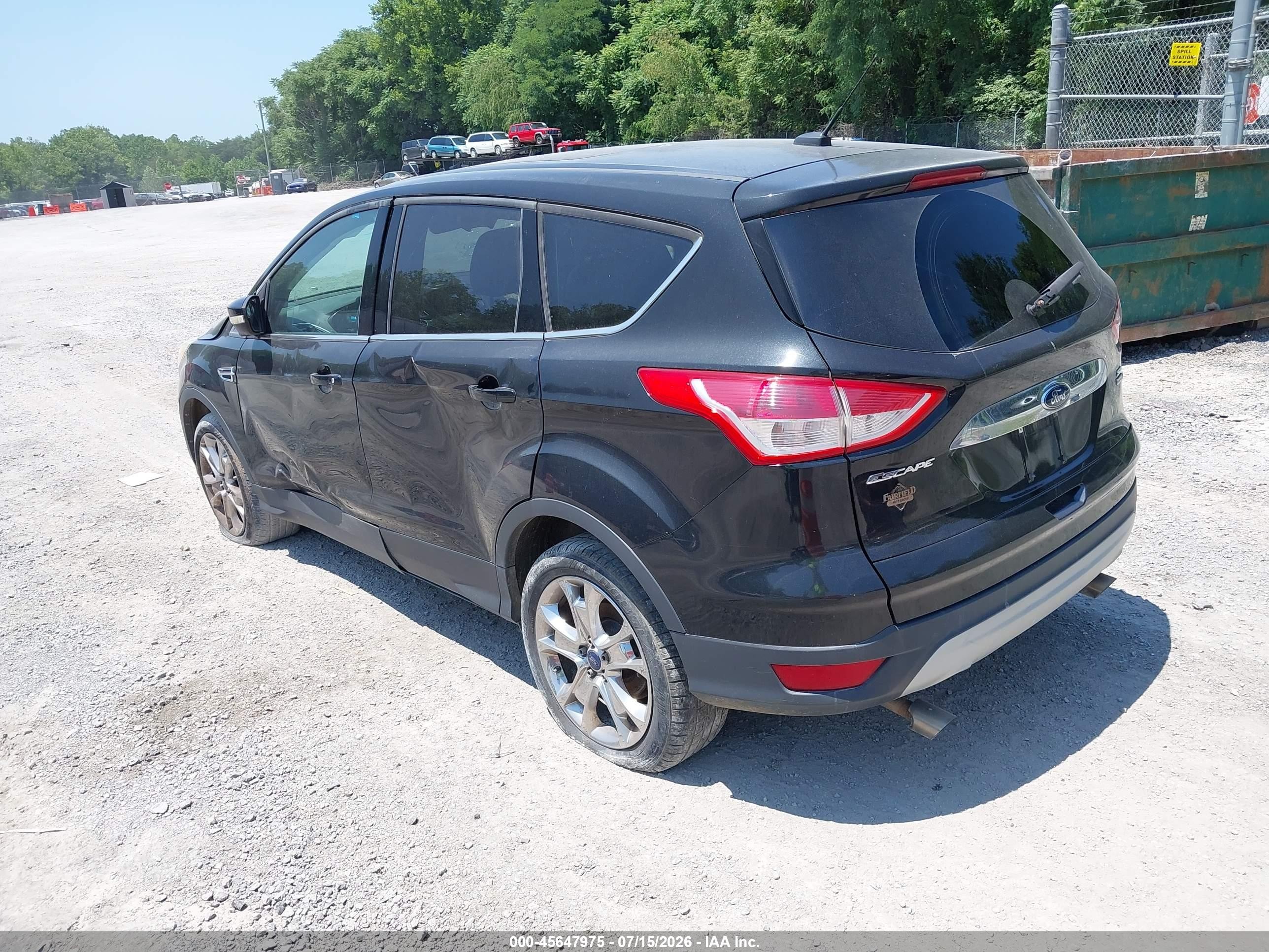 2013 Ford Escape Sel Черный vin: 1FMCU9HX2DUC30902